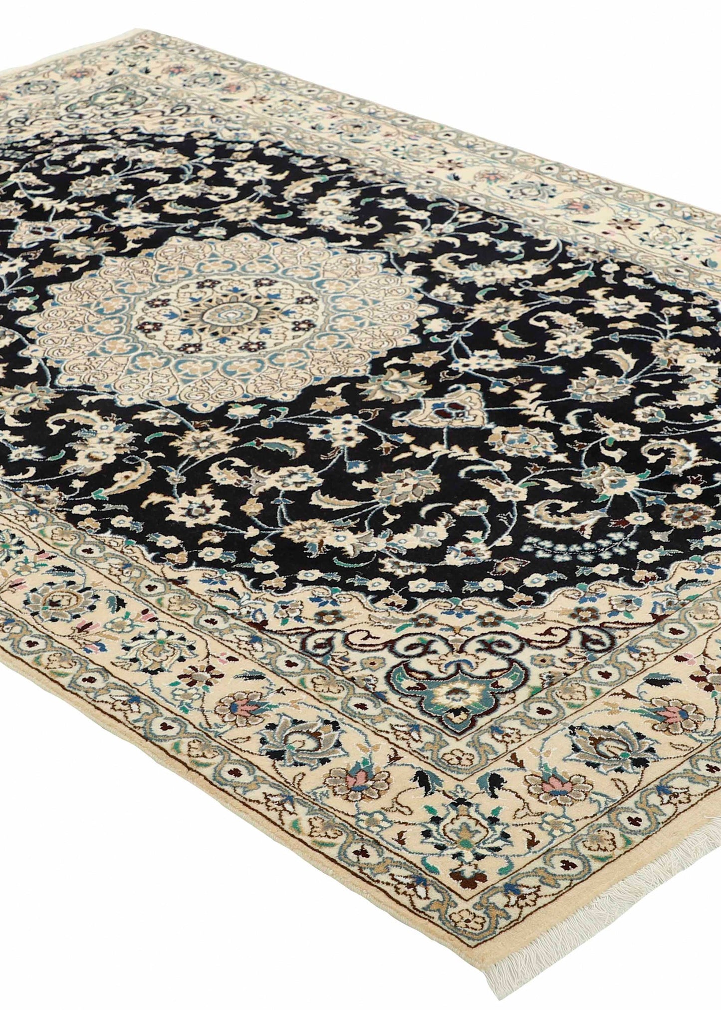 Hand-knotted Oriental Carpet | Unique Nain 98422 (in stock)