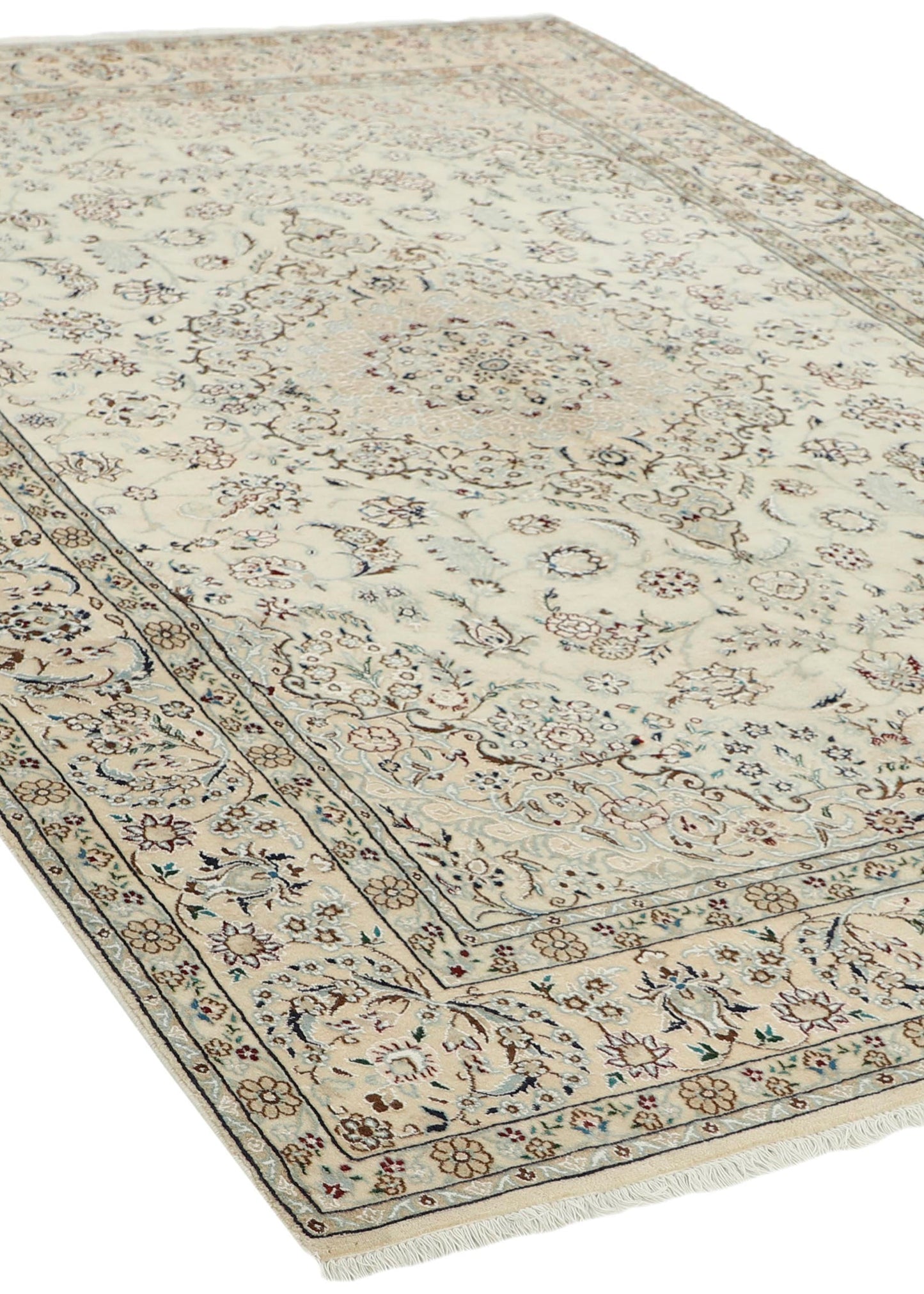 Hand-knotted Oriental Carpet | Unique Nain 91348 (in stock)