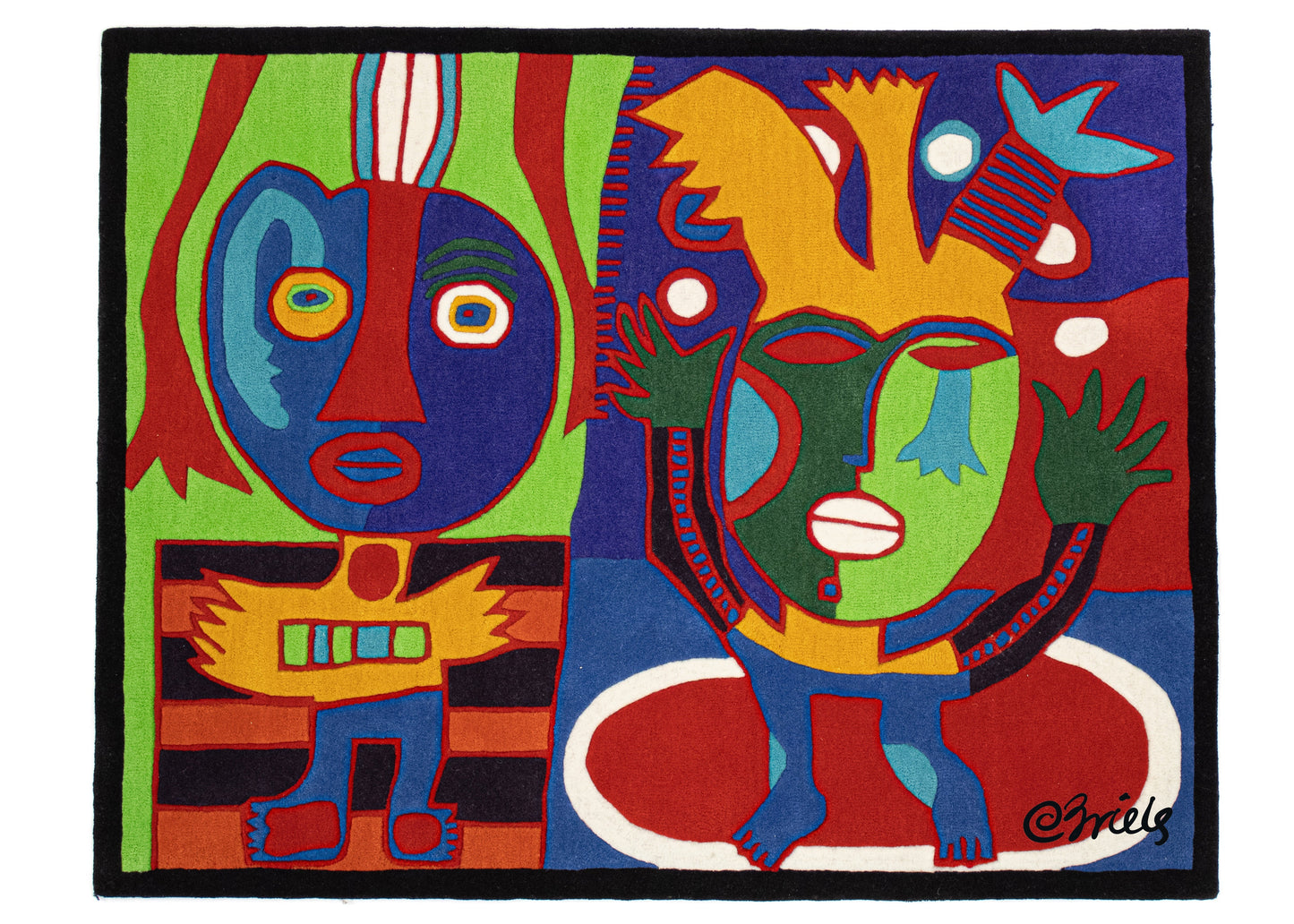 Rug MOMO Rugs Art | Clemens Briels | Dos Merengues