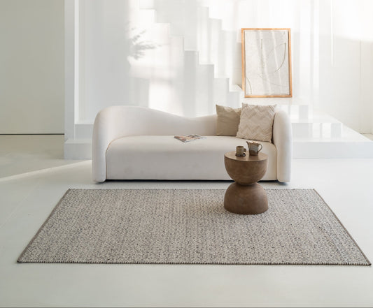 Carpet MOMO Rugs | Fine Baregrain Black White