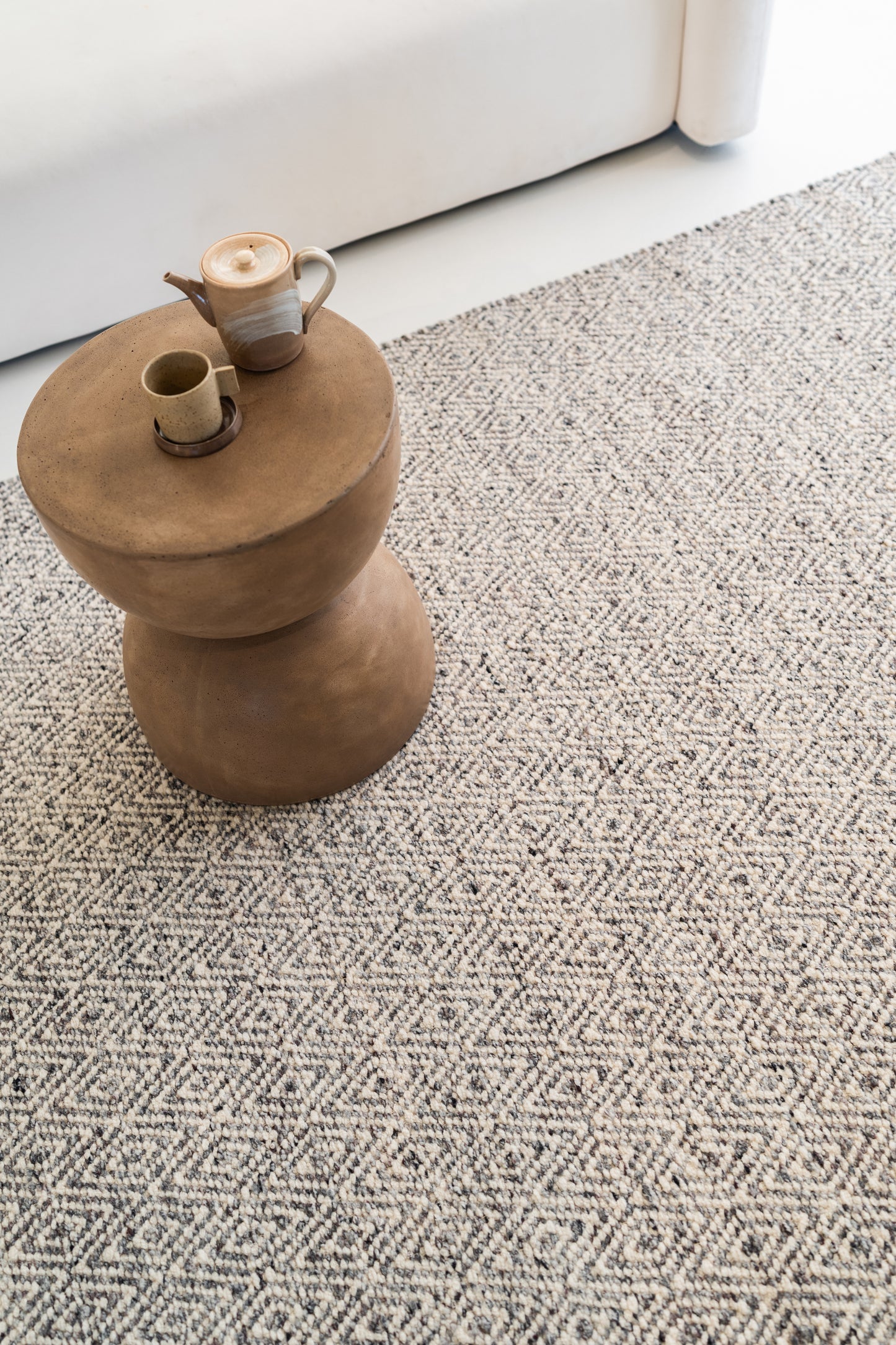 Carpet MOMO Rugs | Fine Baregrain Black White