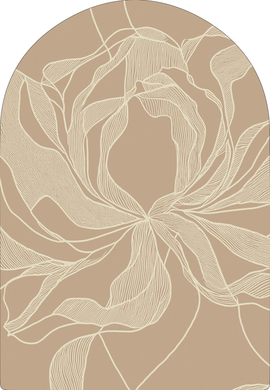 Rug MOMO rugs x NOŪRA studios - Bloom Nude rose Arch