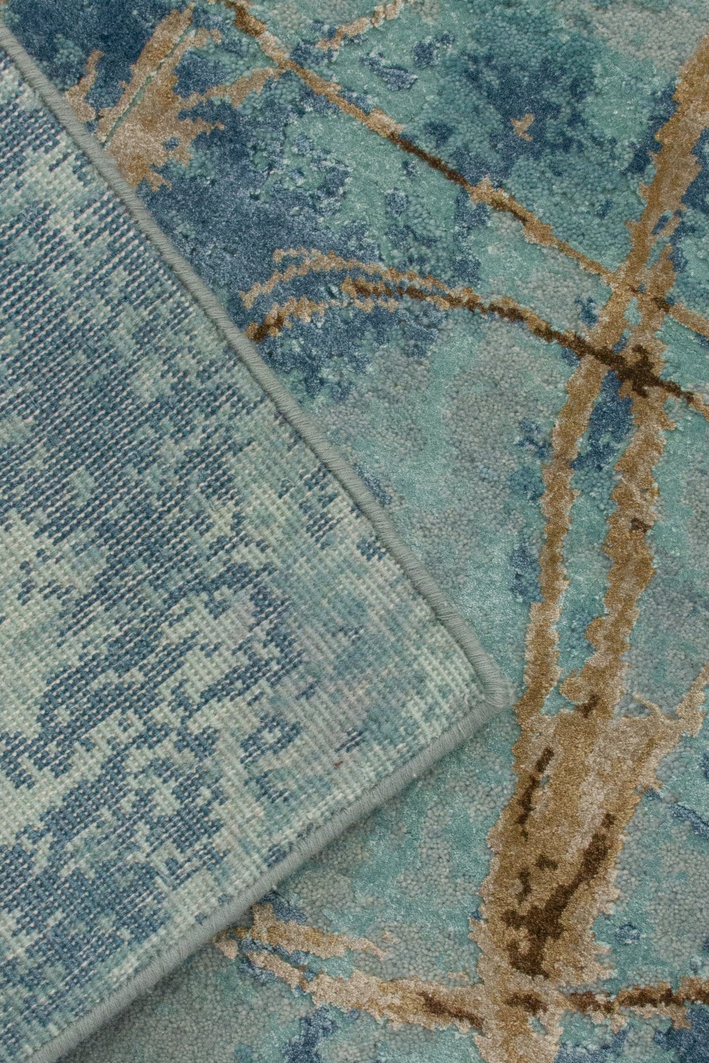 MOMO Rugs Boulder Turquoise Cumin Carpet