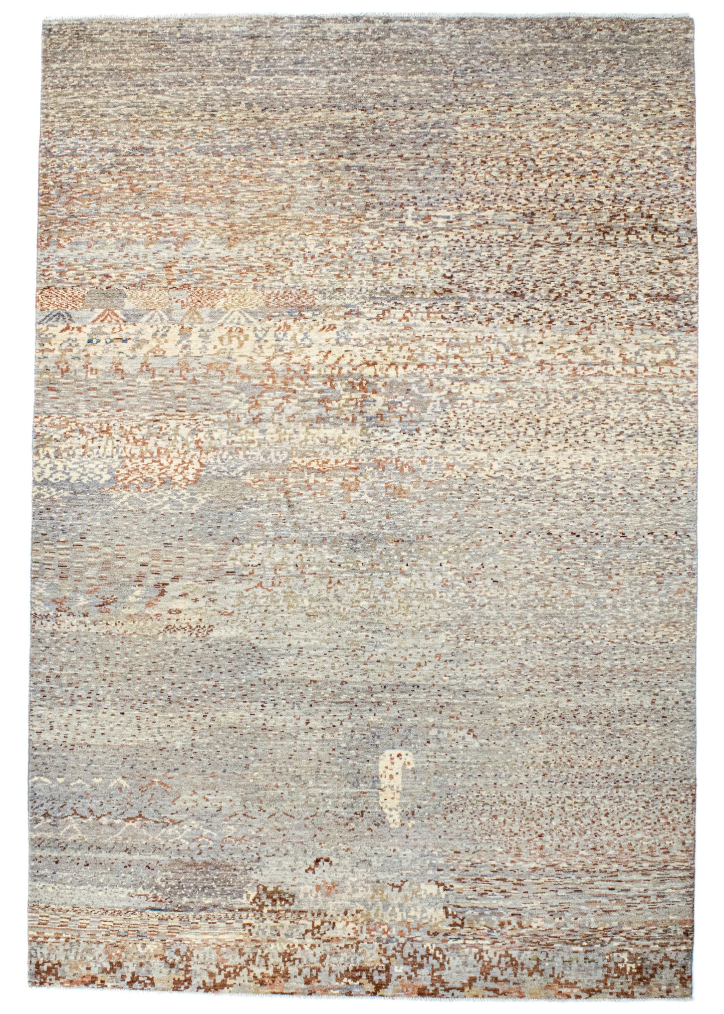 Unique Ziegler Art Deco Rug 17114 | Hand-knotted from Afghanistan (in stock)