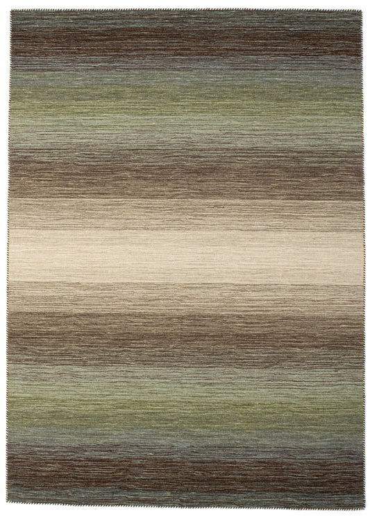 Carpet MOMO Rugs Panorama Kelim Green Multi