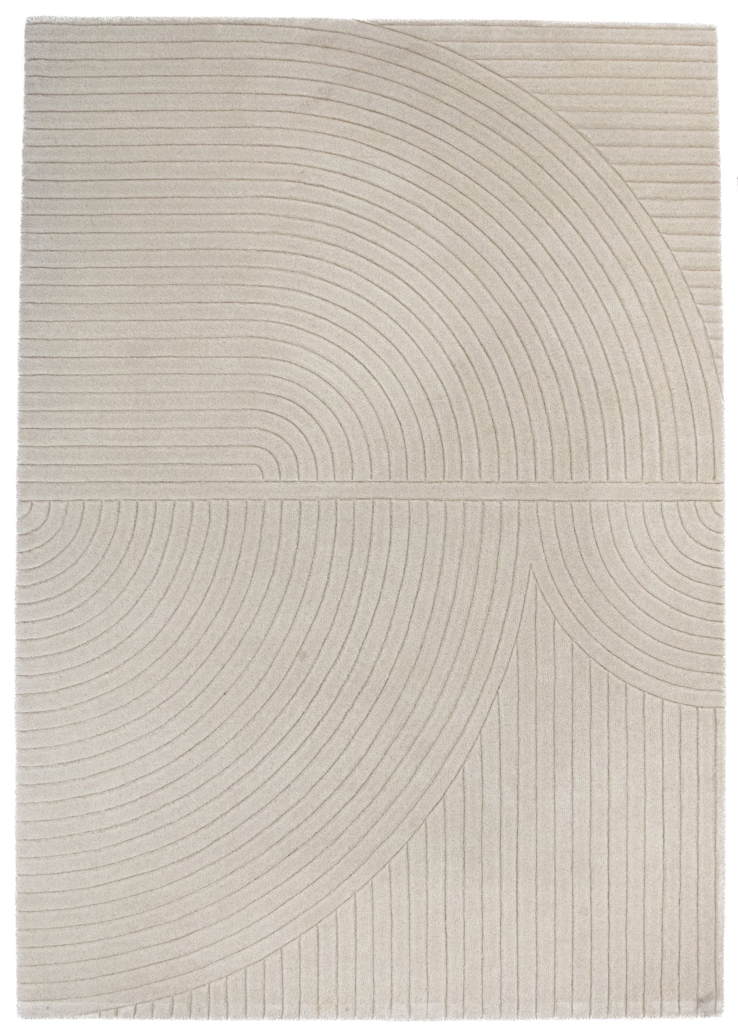Woolen rug by MOMO Rugs with modern relief pattern | Luxury design