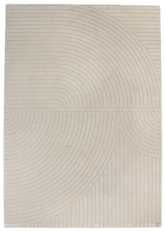 Woolen rug by MOMO Rugs with modern relief pattern | Luxury design