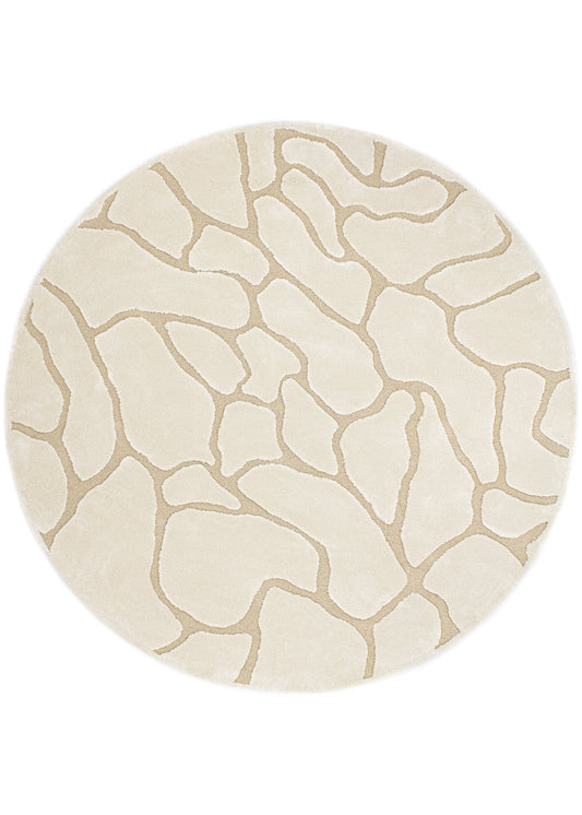 Rug MOMO Rugs | Cracks Natural Round
