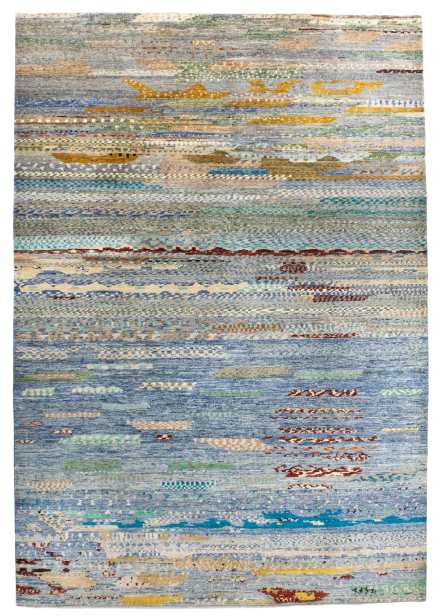 Unique Ziegler Art Deco Rug 17881 | Hand-knotted from Afghanistan (in stock)