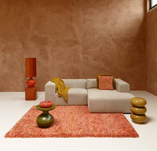 Carpet MOMO Rugs Coral Red multi