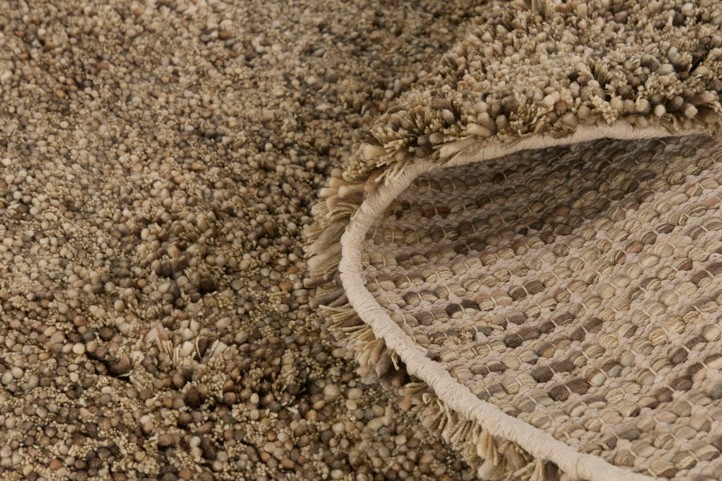 Carpet MOMO Rugs Coral Beige Round