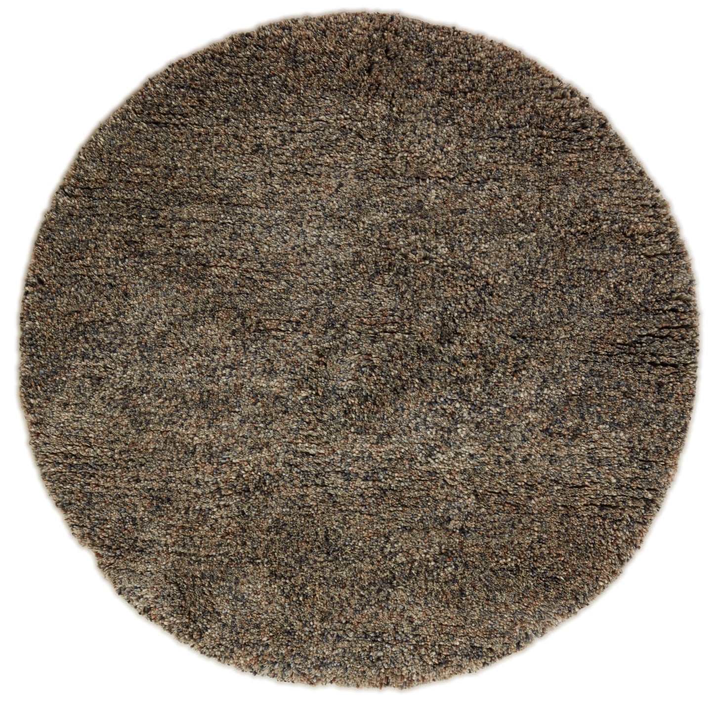 Carpet MOMO Rugs Coral Brown Round
