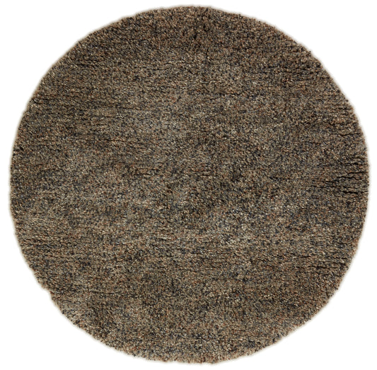 Carpet MOMO Rugs Coral Brown Round