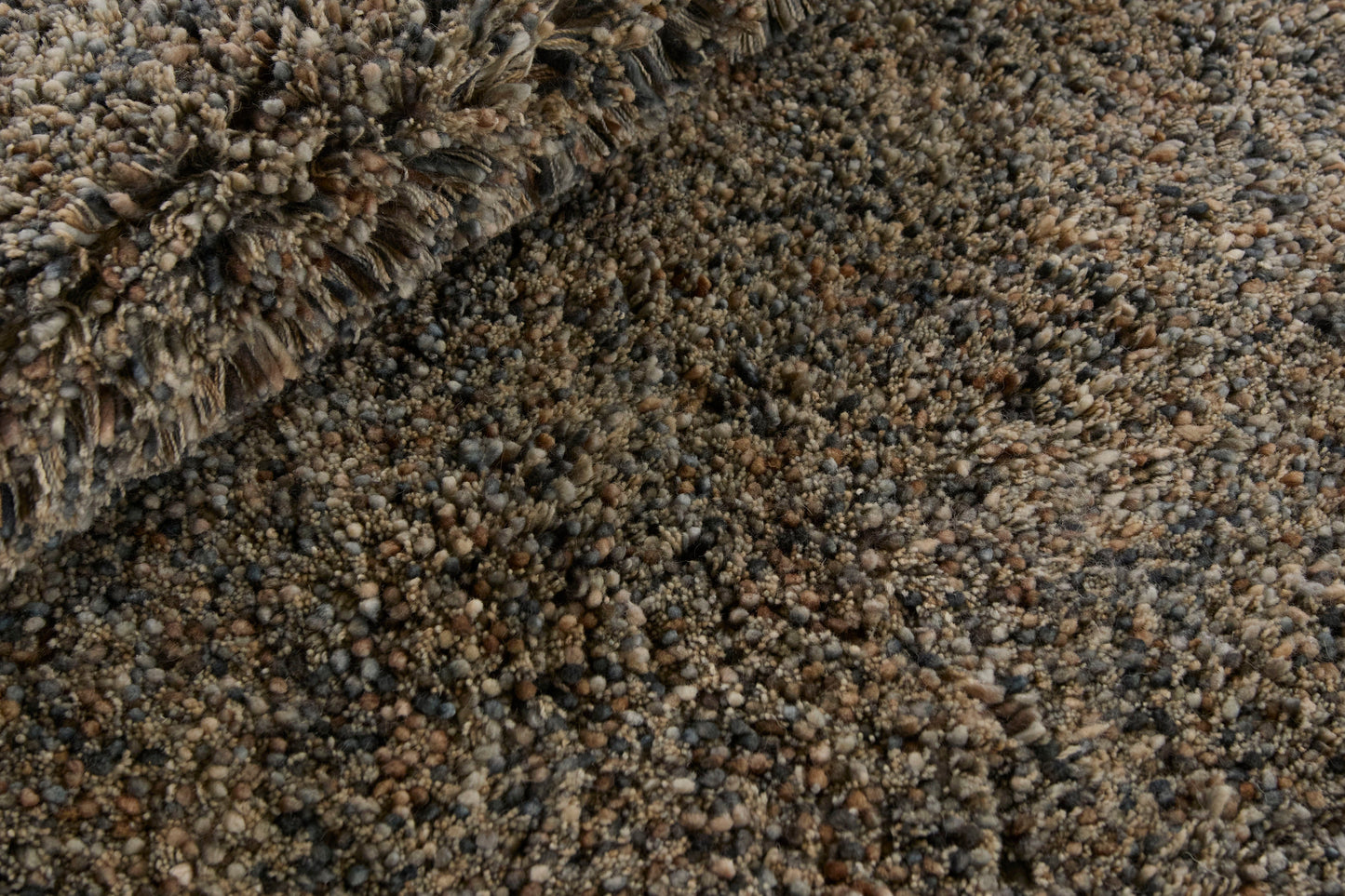 Carpet MOMO Rugs Coral Brown Round