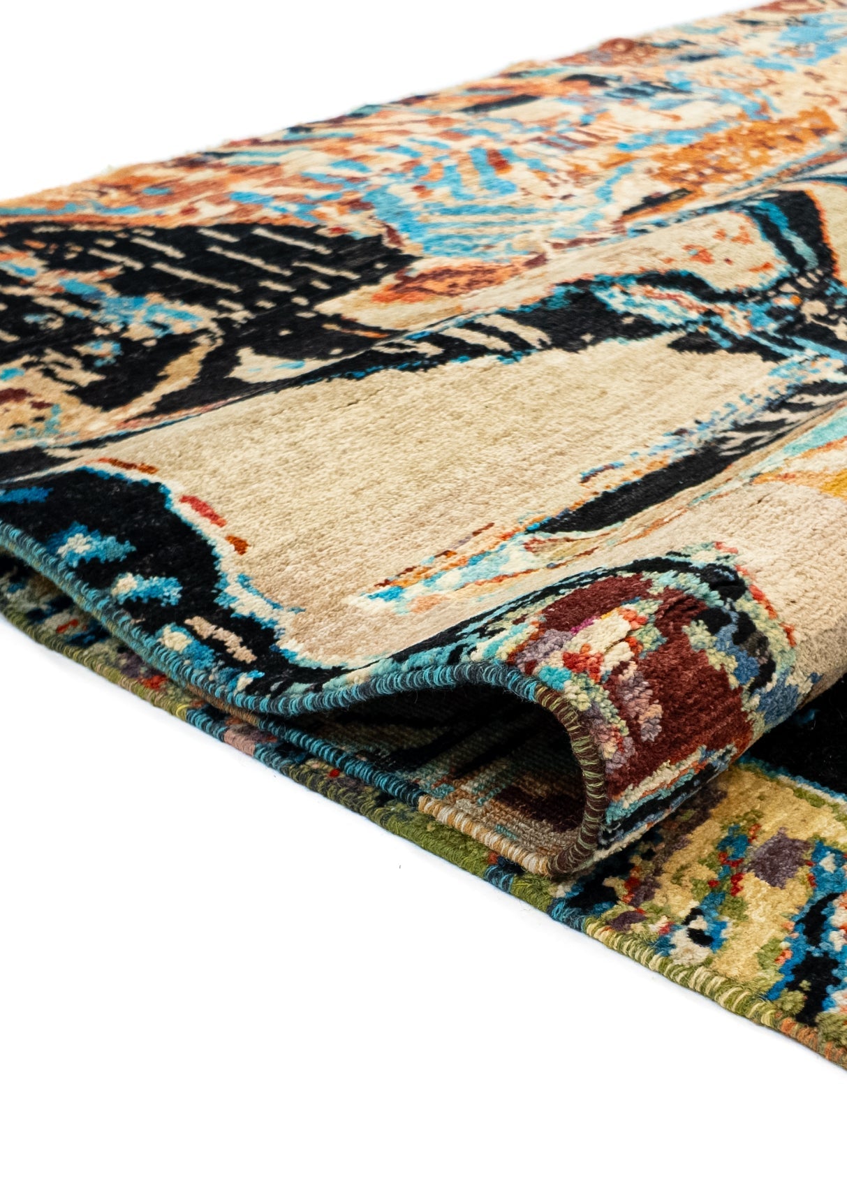 Unique Ziegler Art Deco Rug 17952 | Hand-knotted from Afghanistan (in stock)