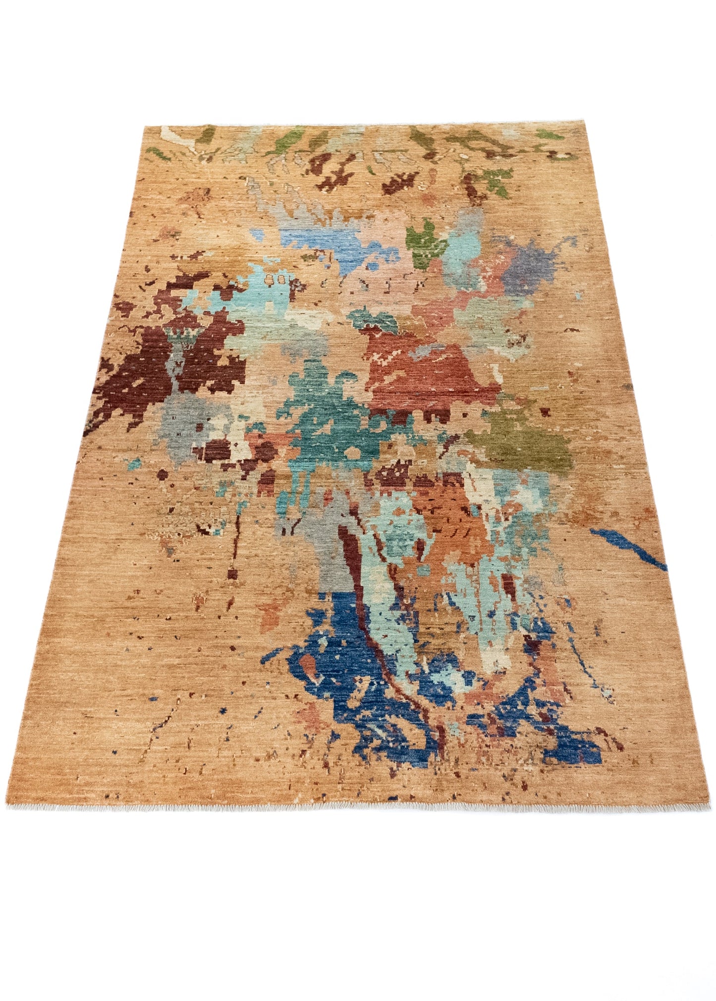 Unique Ziegler Art Deco Rug 16629 | Hand-knotted from Afghanistan (in stock)