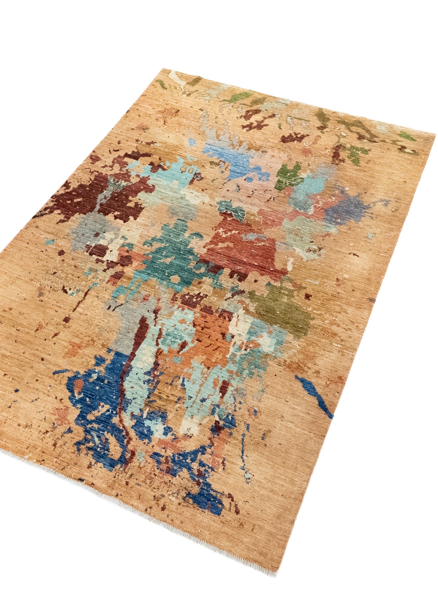 Unique Ziegler Art Deco Rug 16629 | Hand-knotted from Afghanistan (in stock)