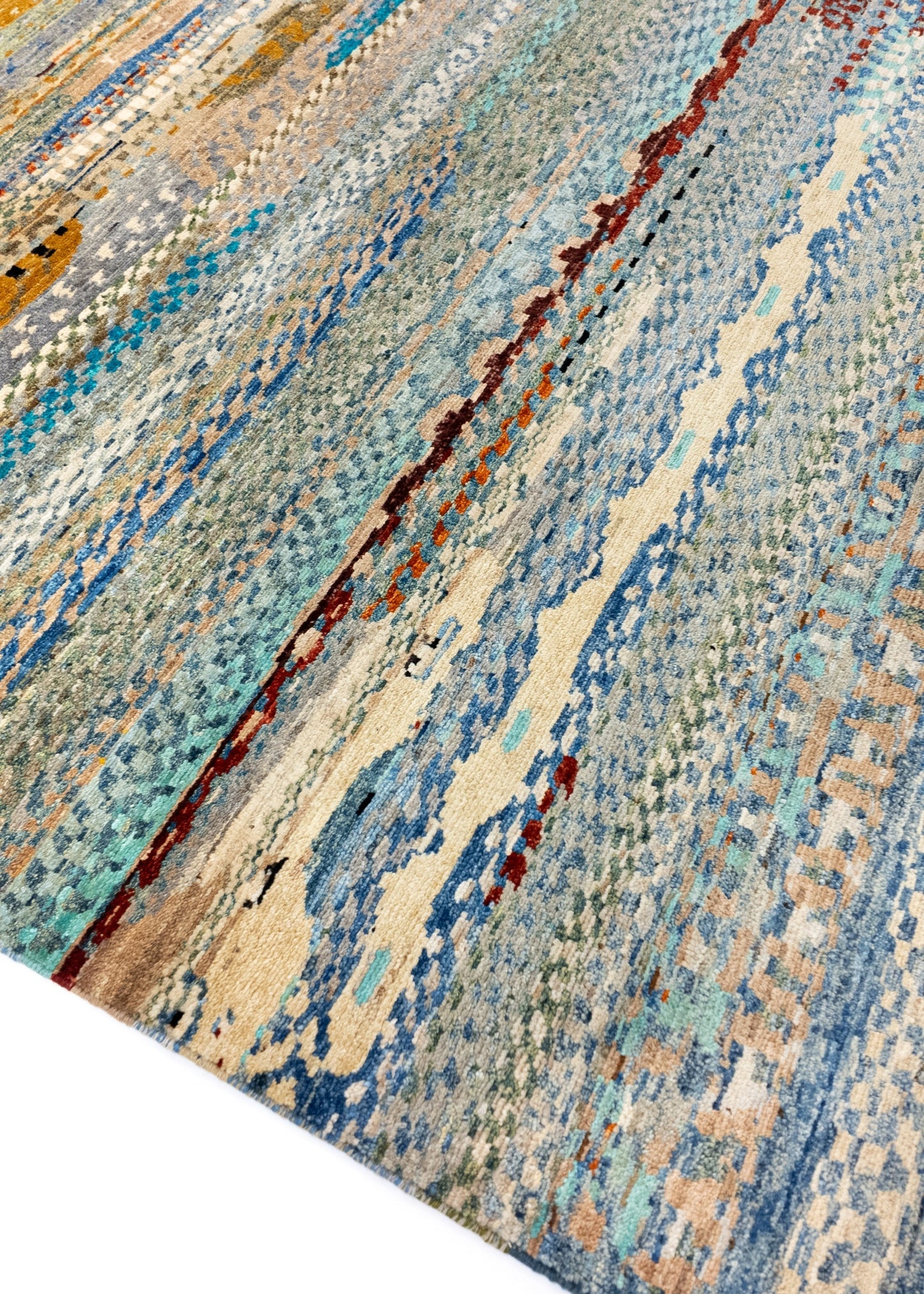 Unique Ziegler Art Deco Rug 17881 | Hand-knotted from Afghanistan (in stock)