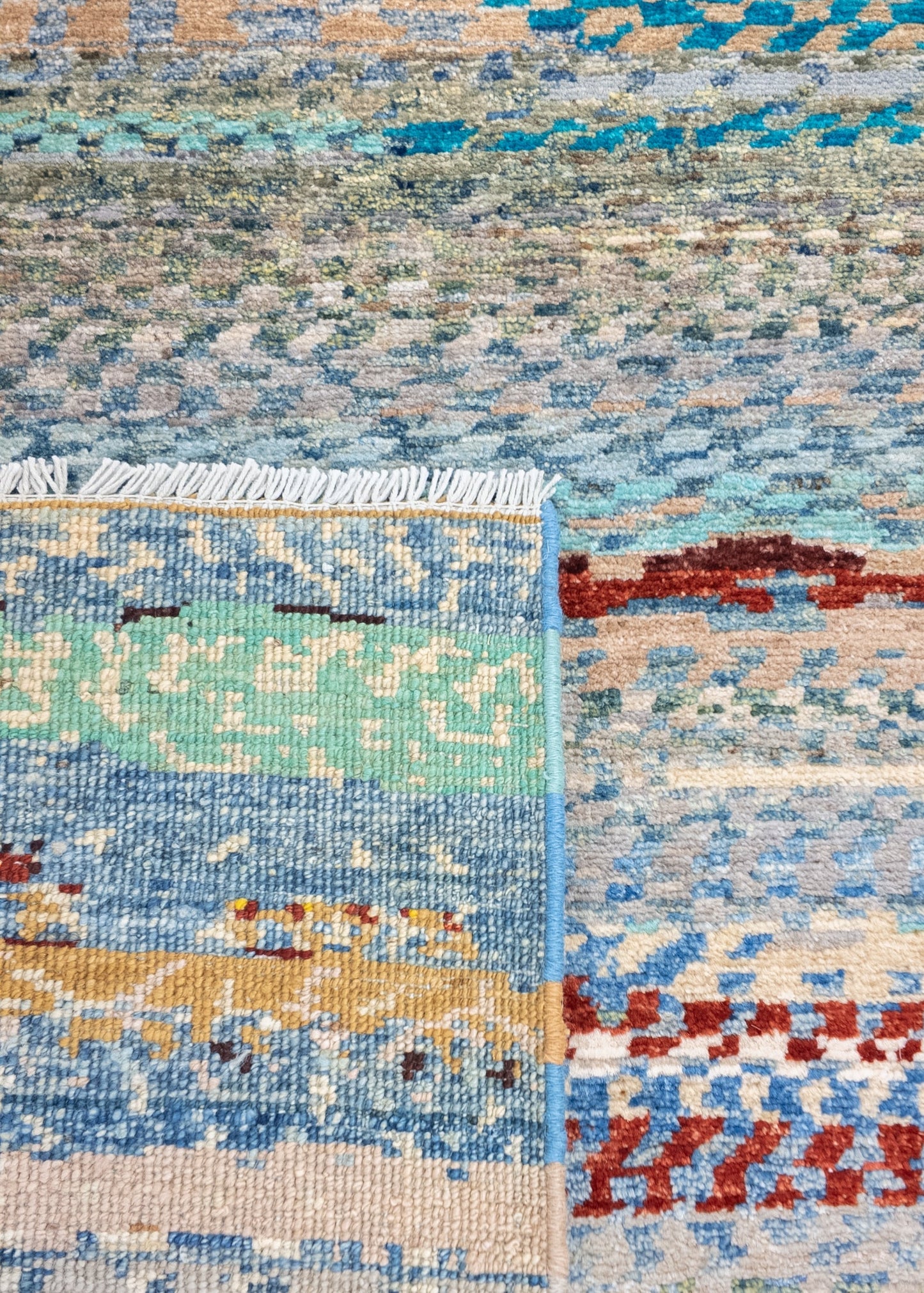 Unique Ziegler Art Deco Rug 17881 | Hand-knotted from Afghanistan (in stock)