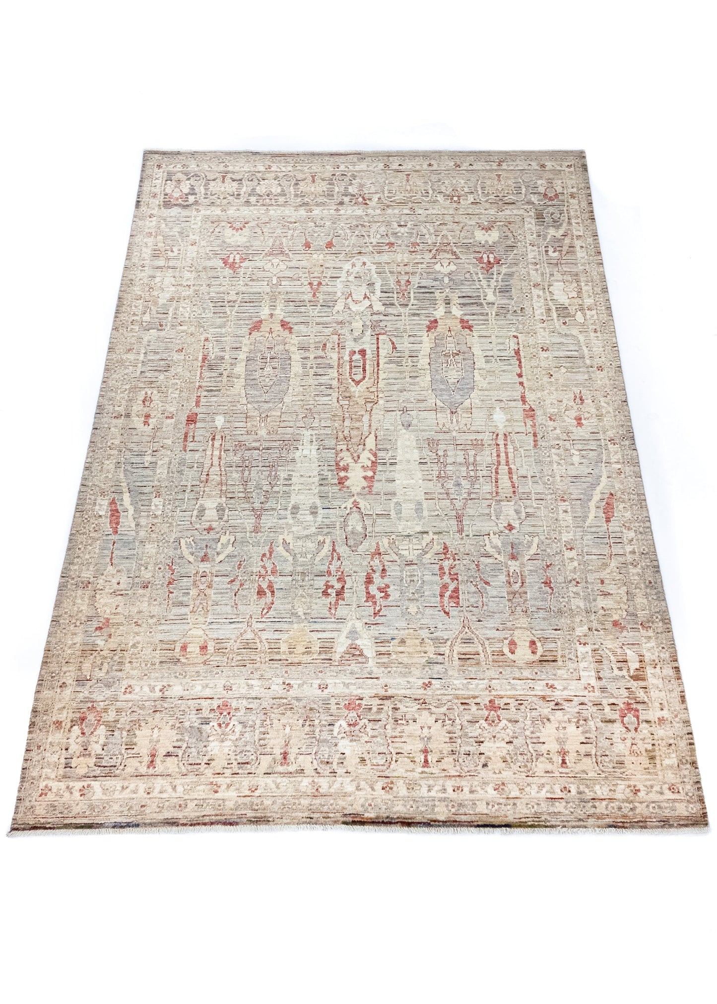 Unique Ziegler Art Deco Rug 18443 | Hand-knotted from Afghanistan (in stock)