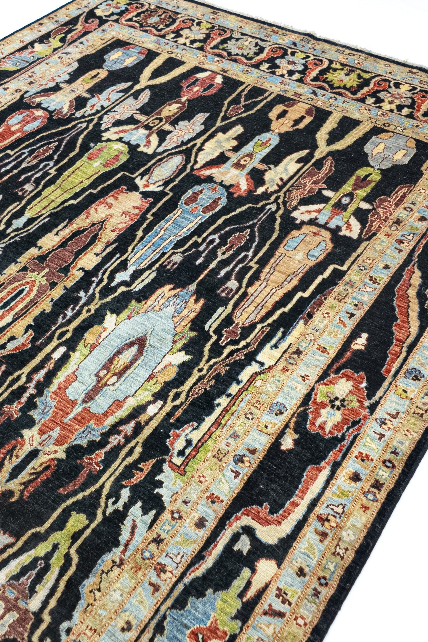 Unique Ziegler Art Deco Rug 13554 | Hand-knotted from Afghanistan (in stock)