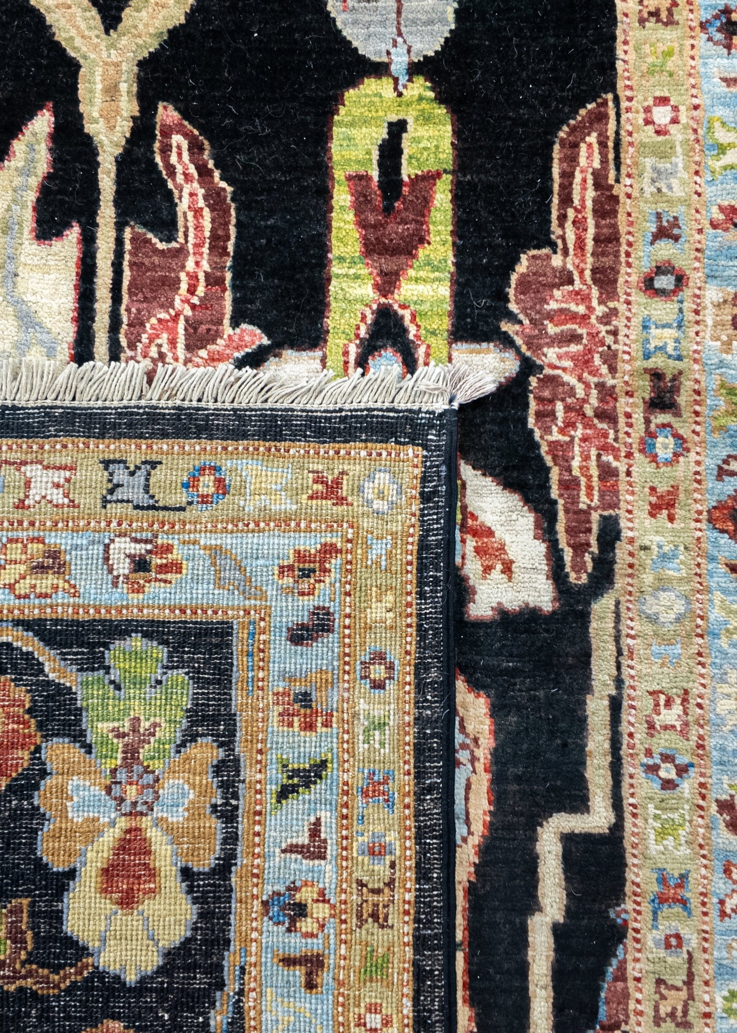 Unique Ziegler Art Deco Rug 13554 | Hand-knotted from Afghanistan (in stock)
