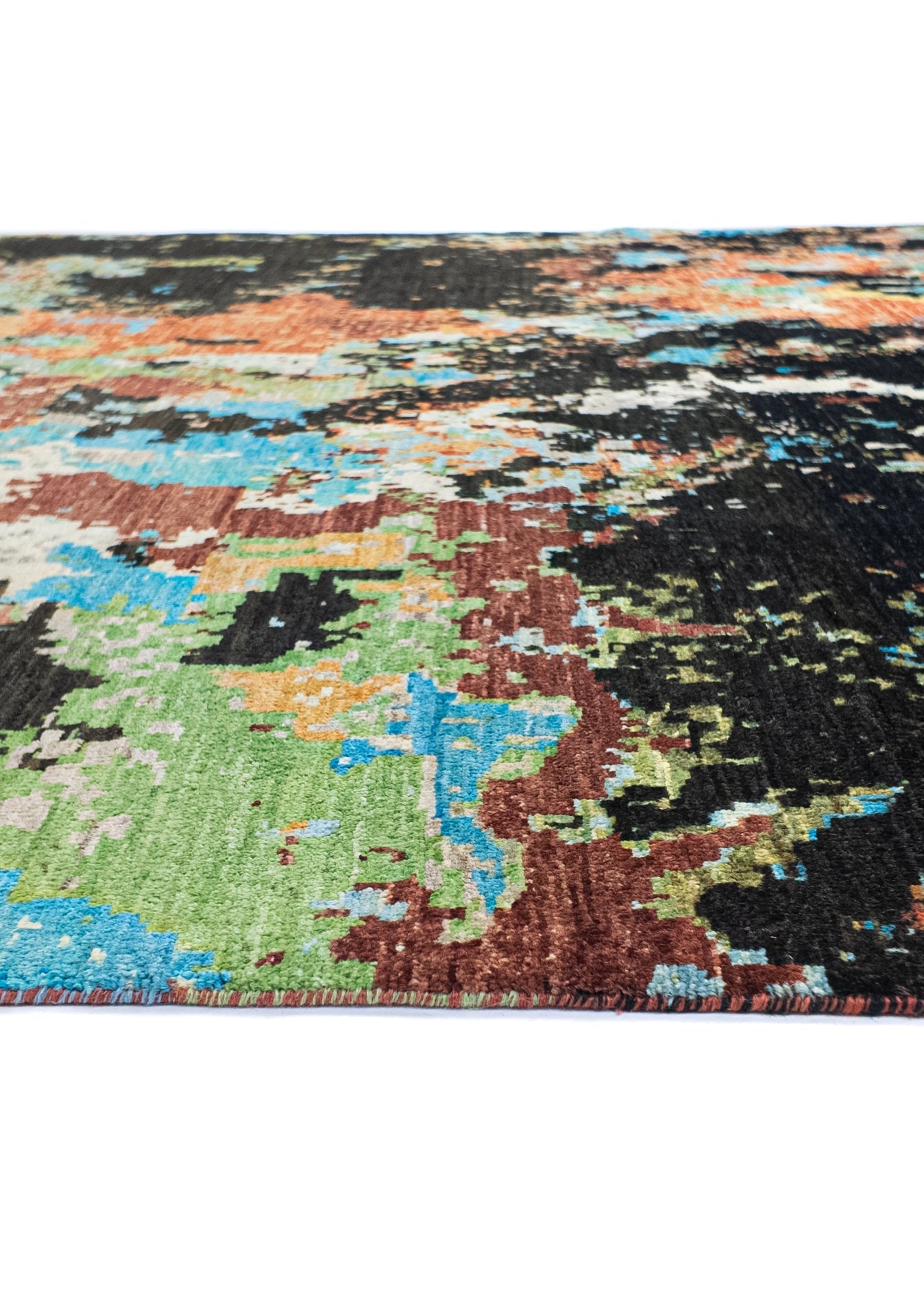 Unique Ziegler Art Deco Rug 12318 | Hand-knotted from Afghanistan (in stock)