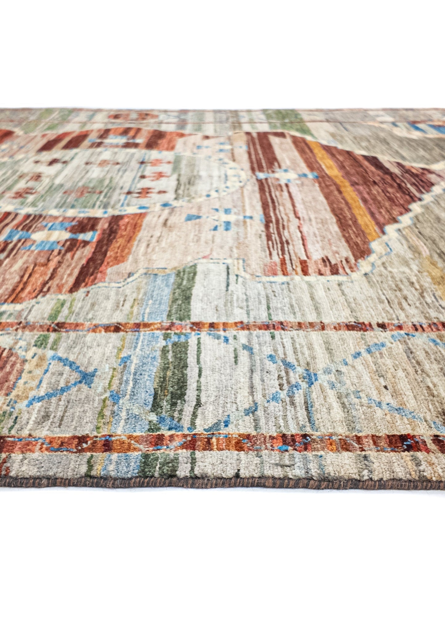 Unique Ziegler Art Deco Rug 18479 | Hand-knotted from Afghanistan (in stock)