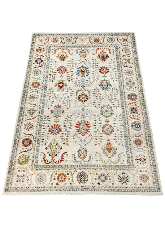 Unique Ziegler Art Deco Rug 18505 | Hand-knotted from Afghanistan (in stock)