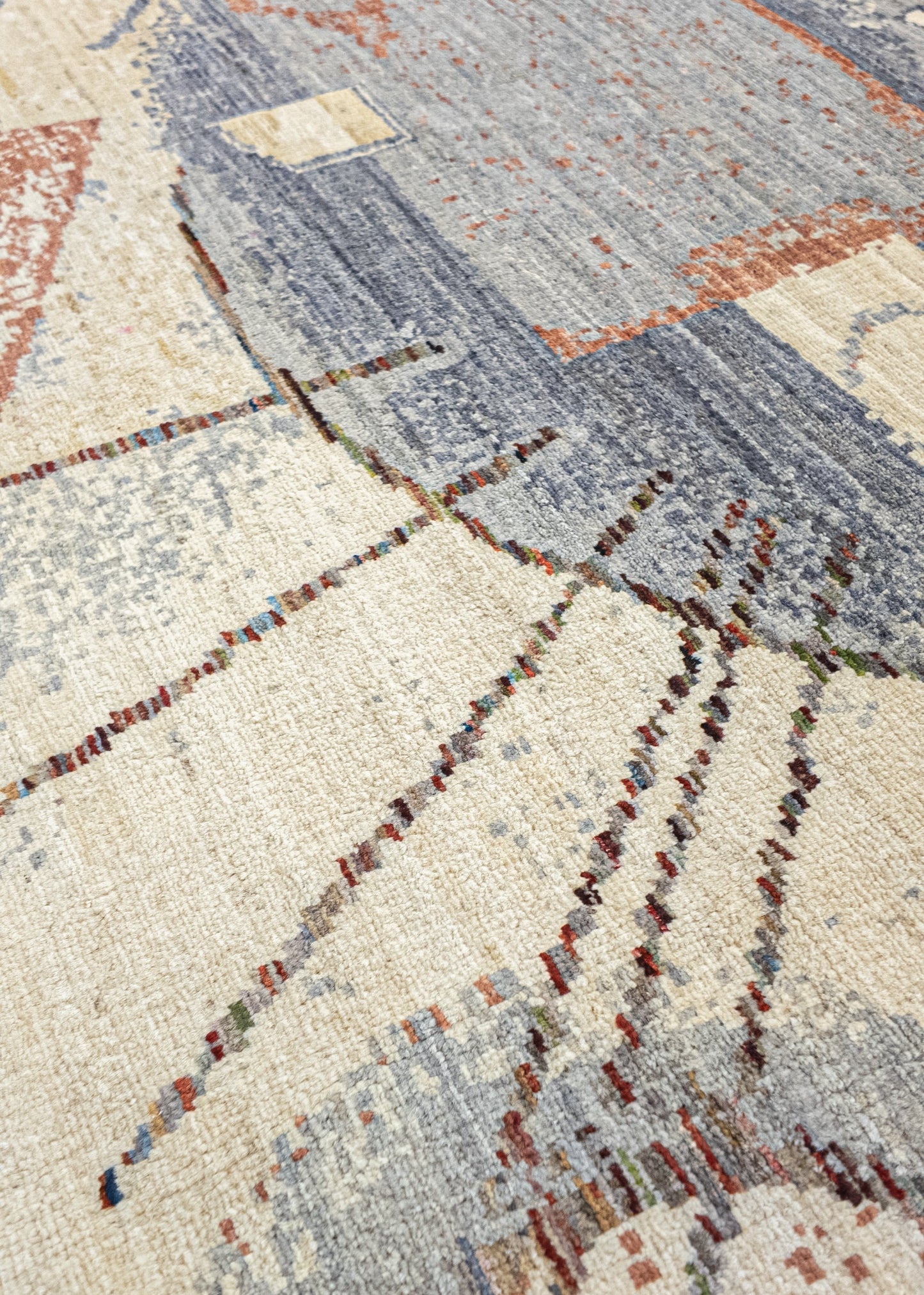 Unique Ziegler Art Deco Rug 18445 | Hand-knotted from Afghanistan (in stock)