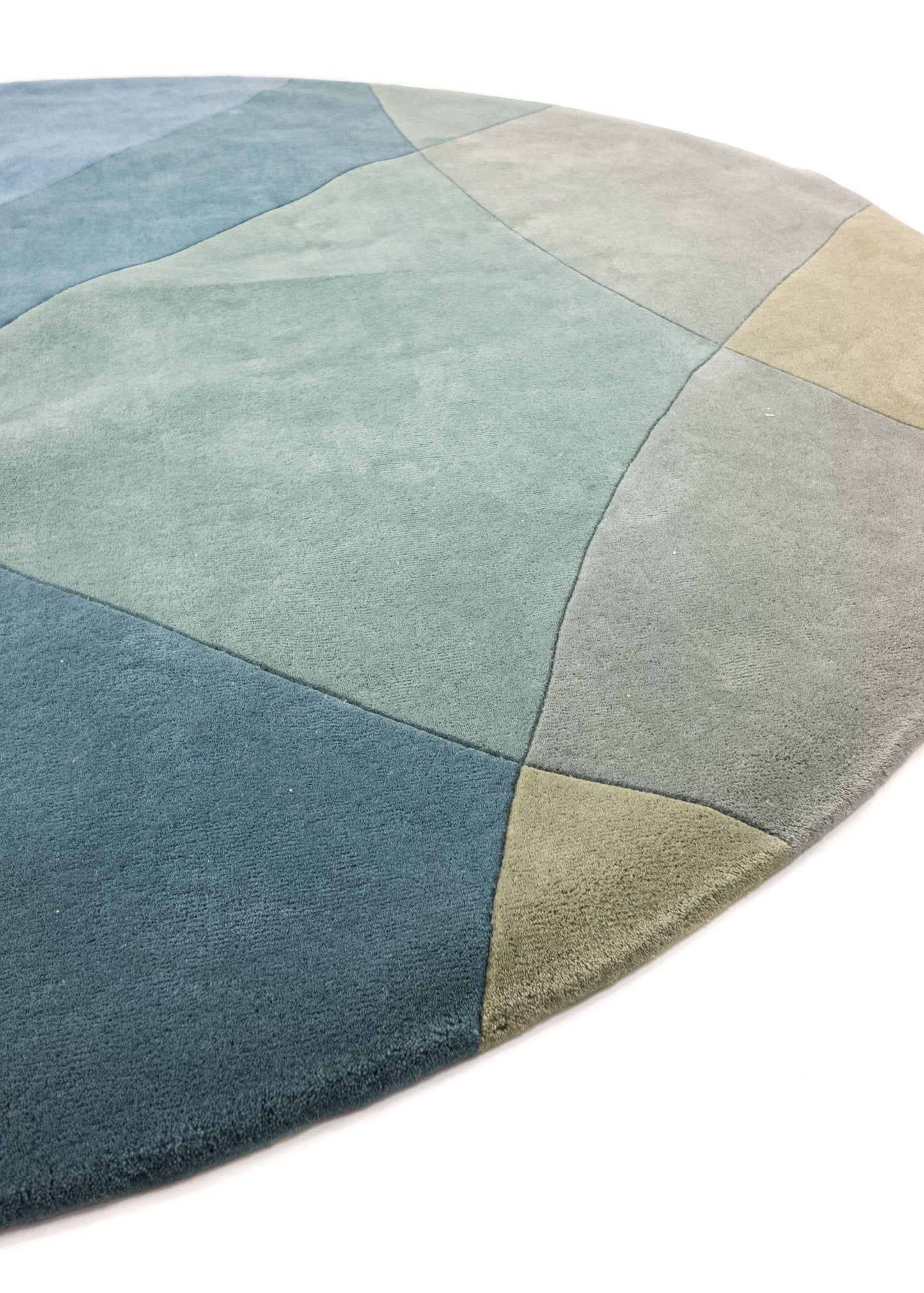 Rug MOMO Rugs Rhythmic Tides Indigo Round