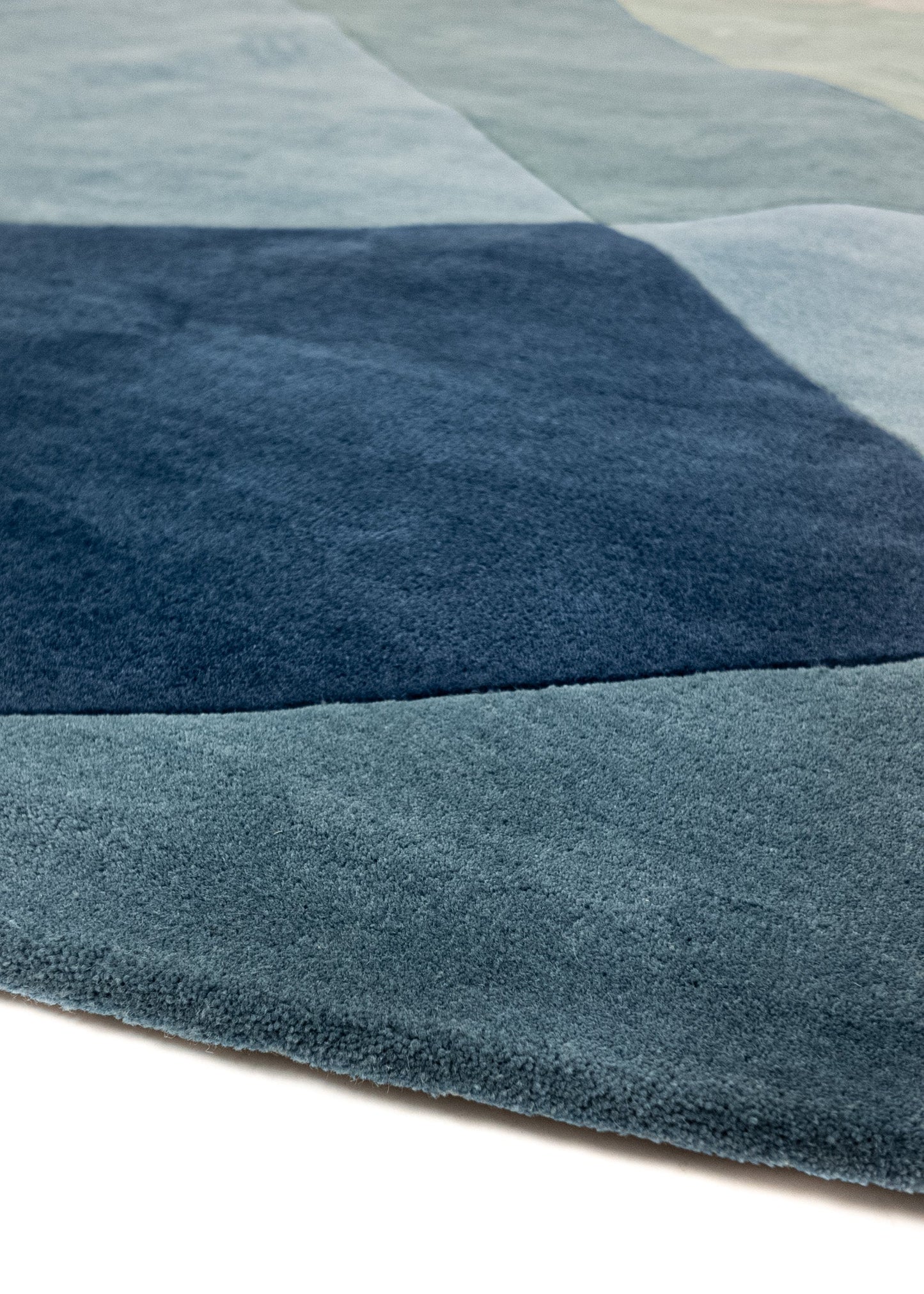 Rug MOMO Rugs Rhythmic Tides Indigo Round