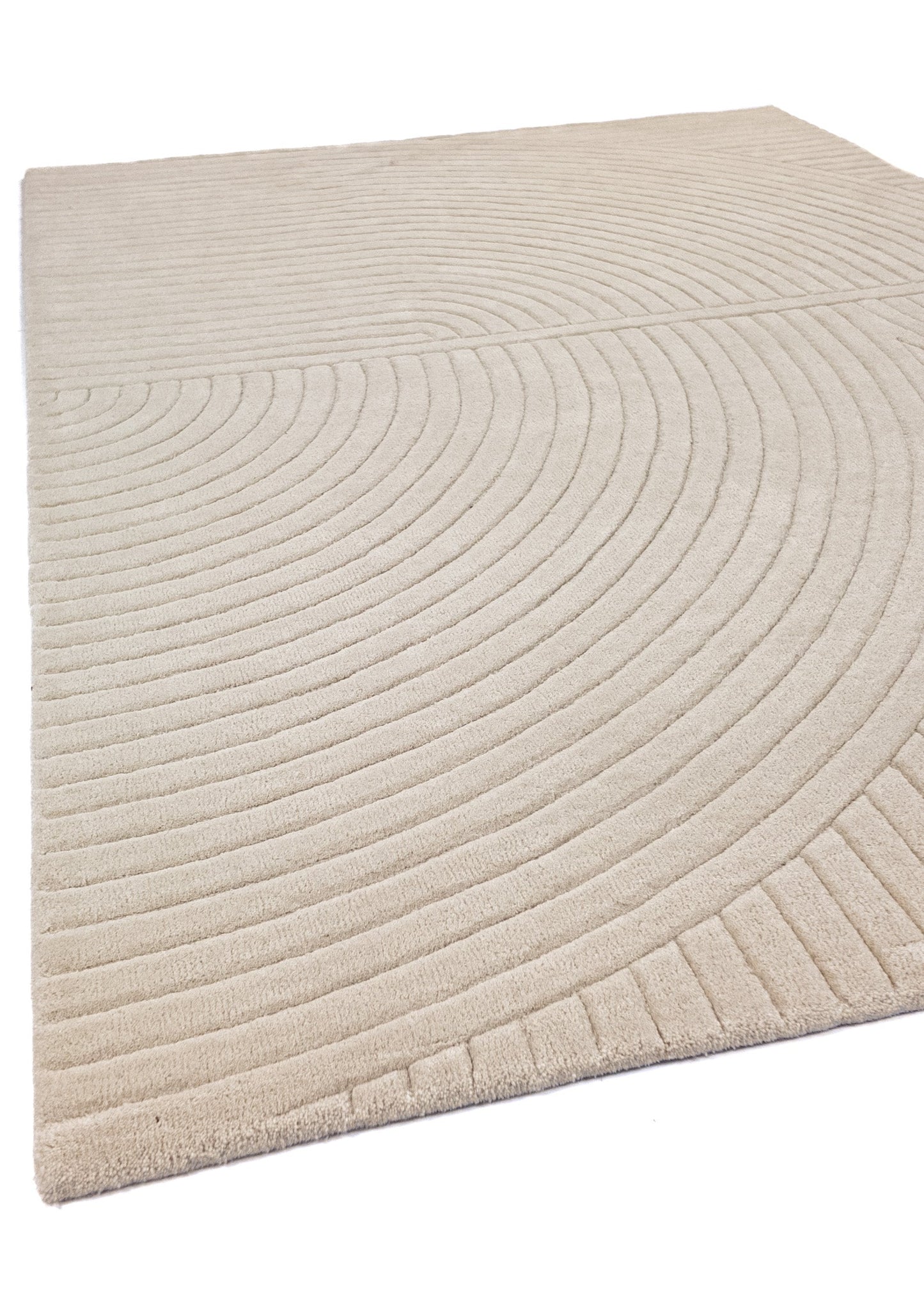 Woolen rug by MOMO Rugs with modern relief pattern | Luxury design