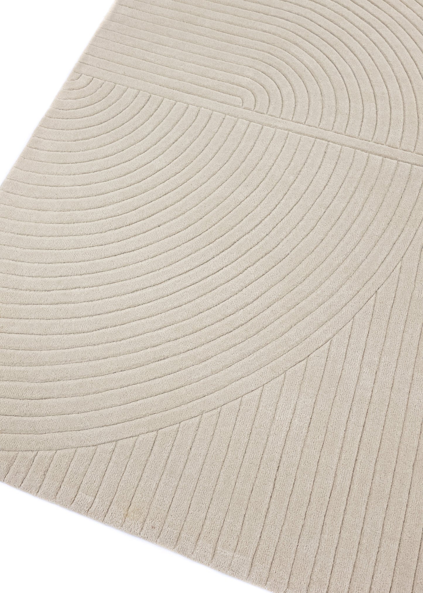 Woolen rug by MOMO Rugs with modern relief pattern | Luxury design