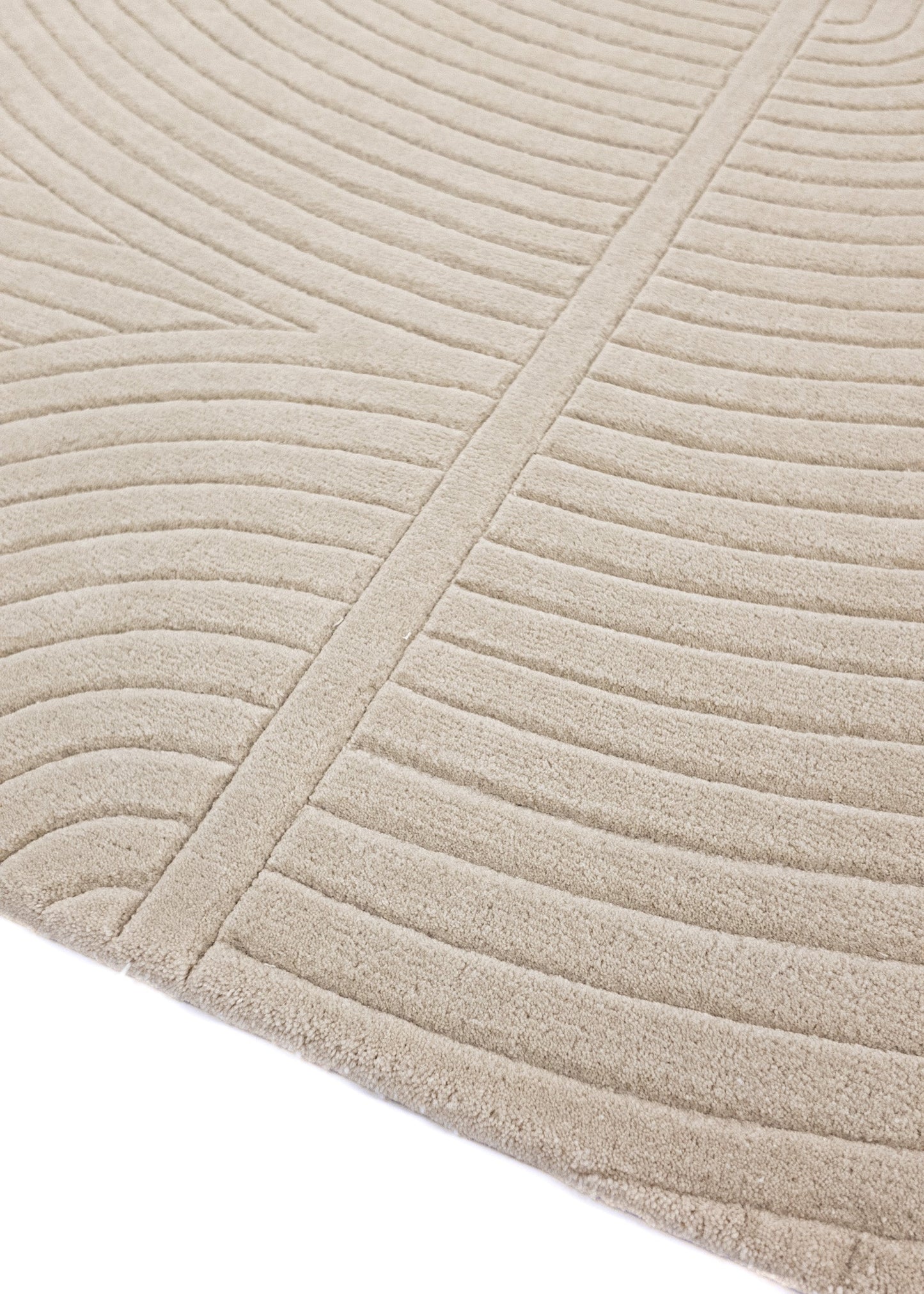 Woolen rug by MOMO Rugs with modern relief pattern | Luxury design
