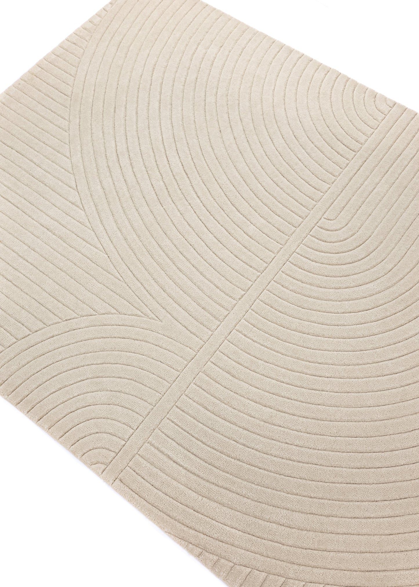 Woolen rug by MOMO Rugs with modern relief pattern | Luxury design