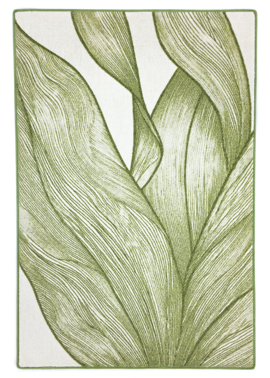 MOMO rugs x NOŪRA studios - Botanical Beige/green
