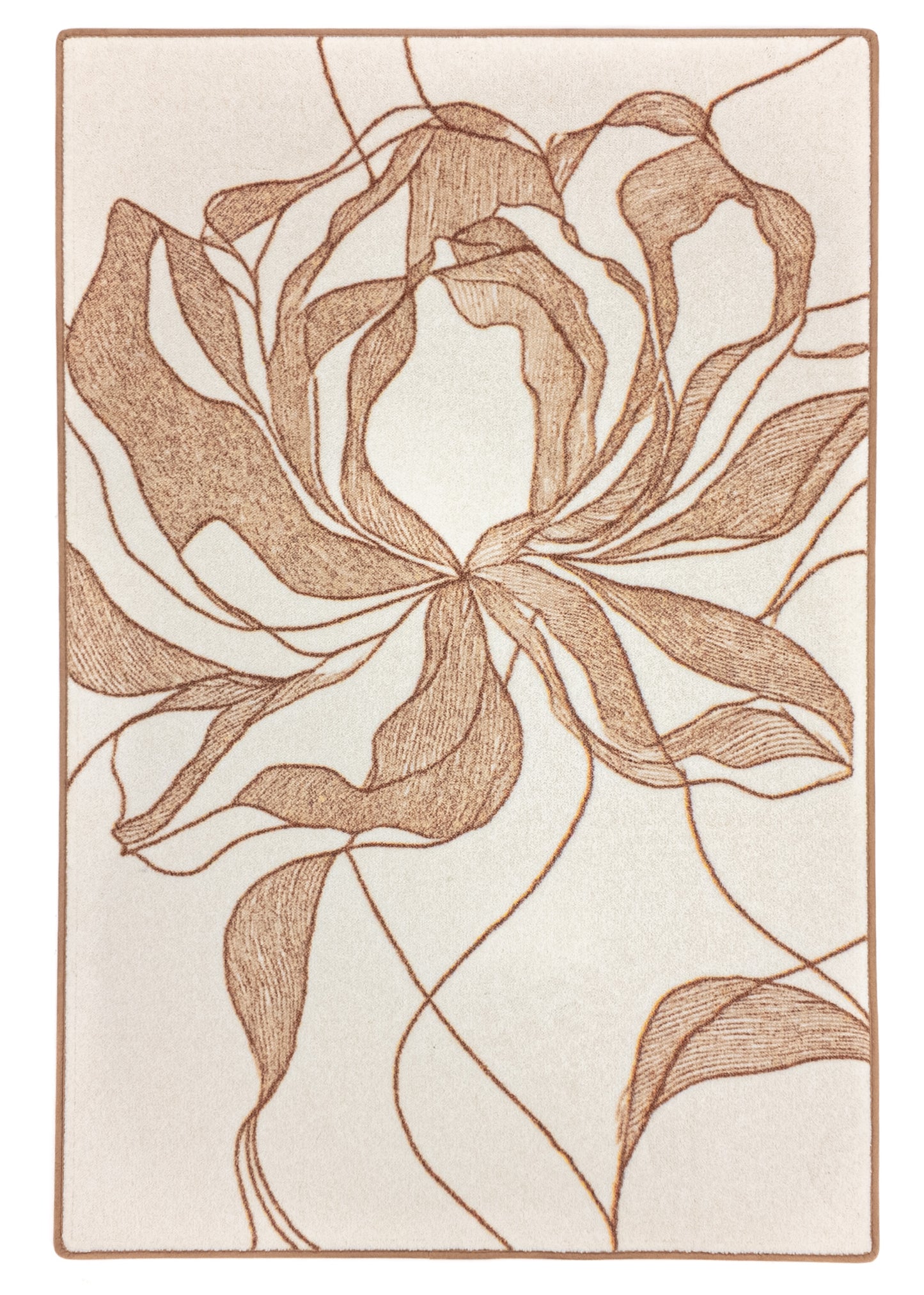 Rug MOMO rugs x NOŪRA studios - Bloom Beige/ terra