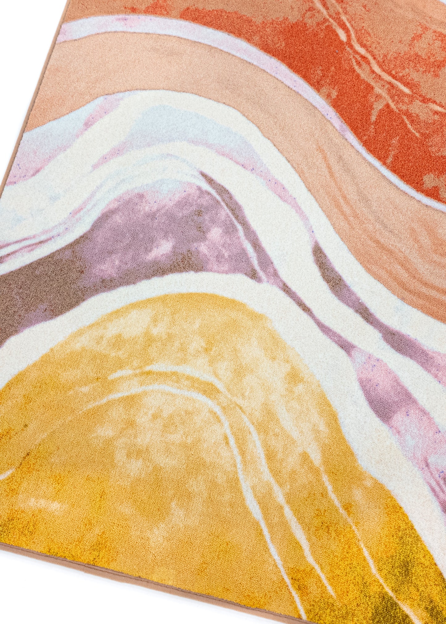 MOMO rugs x NOŪRA studios - Waves Multicolour vibrant rug