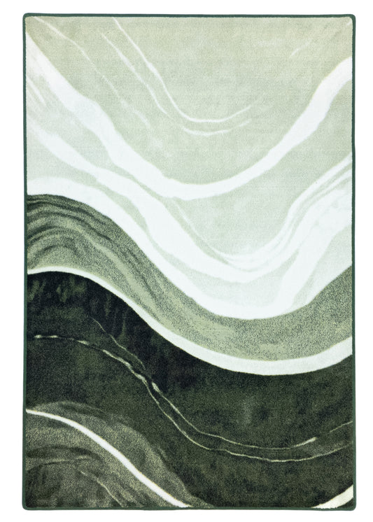 MOMO rugs x NOŪRA studios rug - Waves Green