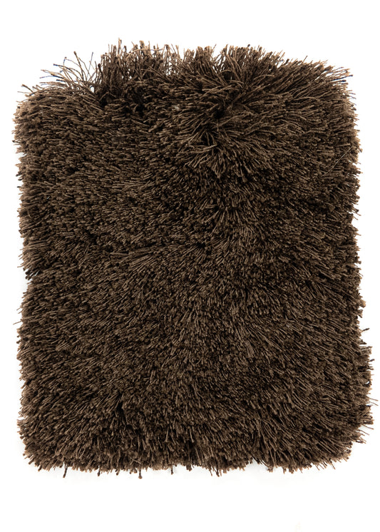 Carpet MOMO Rugs Naturais Dark Chocolate Shaggy