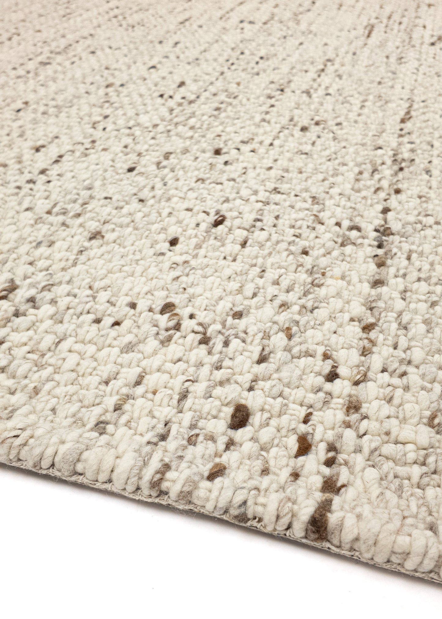 Carpet MOMO Rugs | Warpweft Brown White