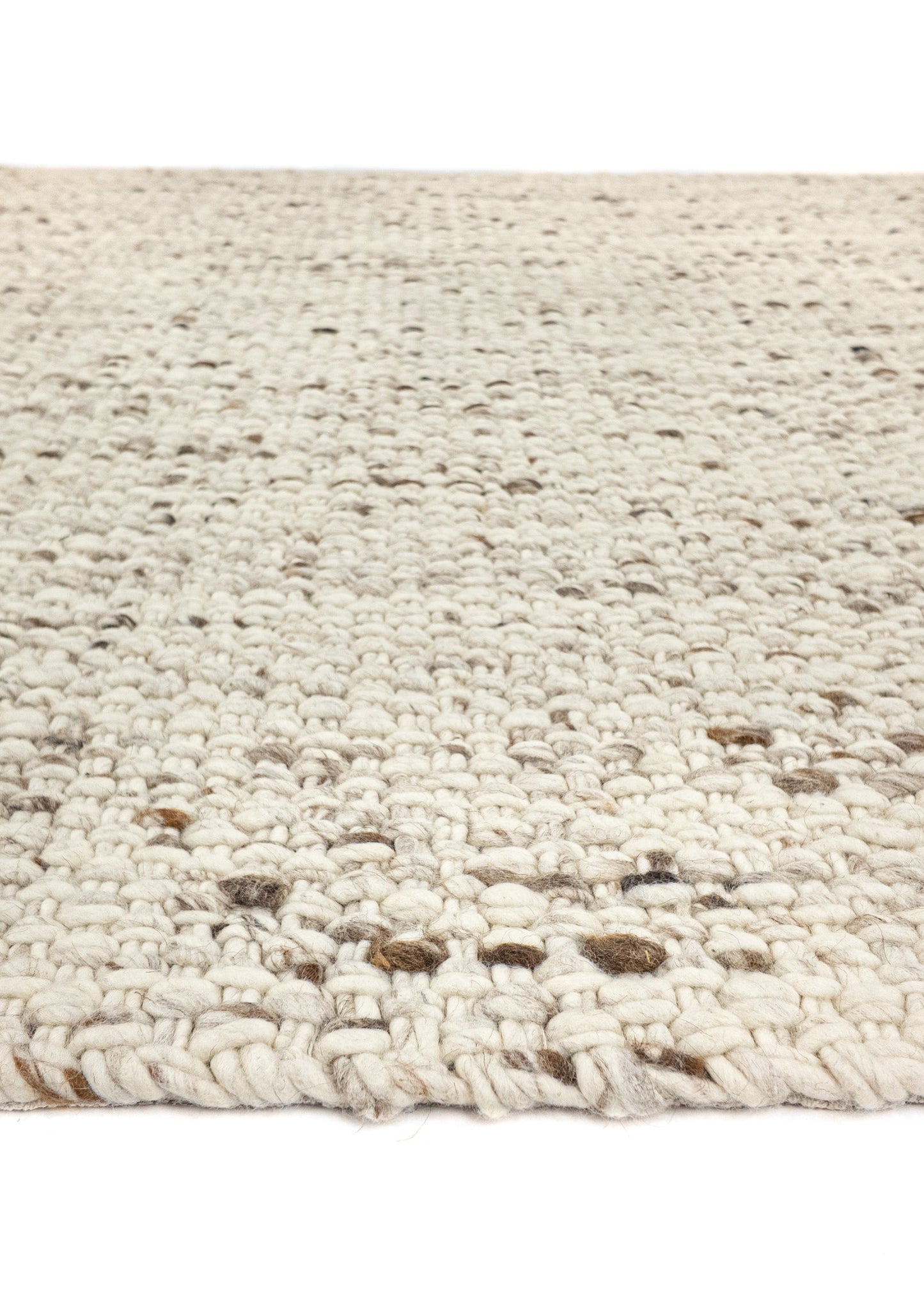 Carpet MOMO Rugs | Warpweft Brown White