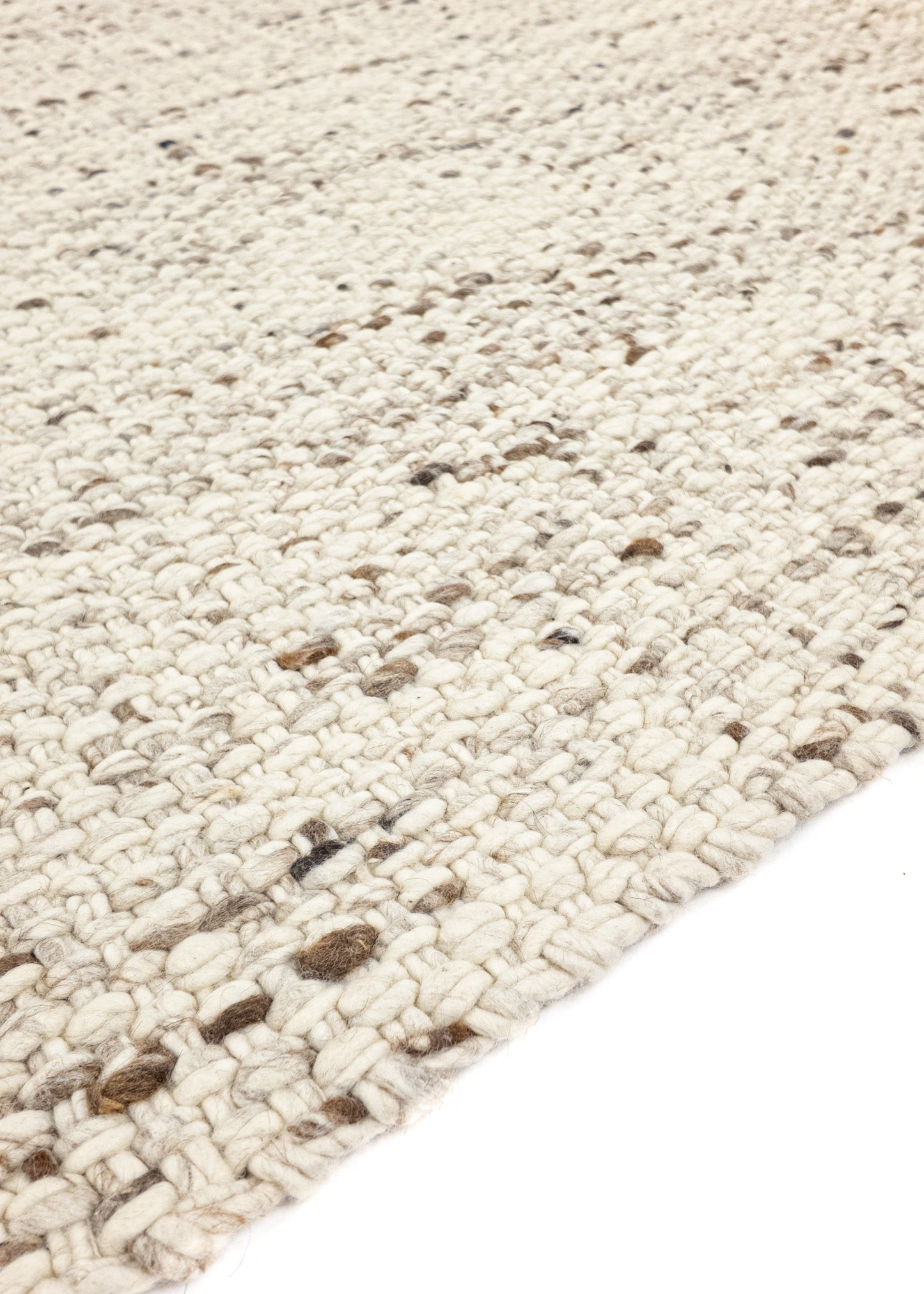 Carpet MOMO Rugs | Warpweft Brown White