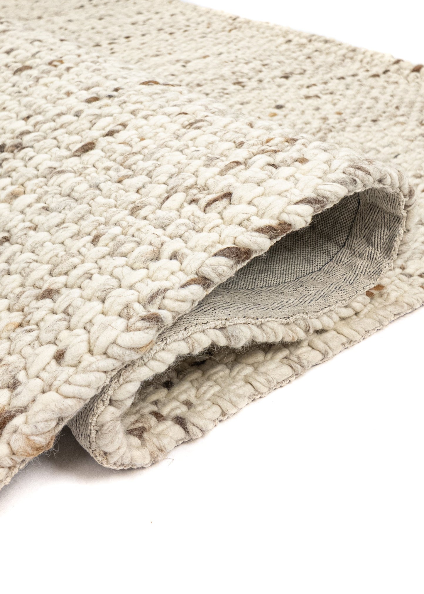 Carpet MOMO Rugs | Warpweft Brown White