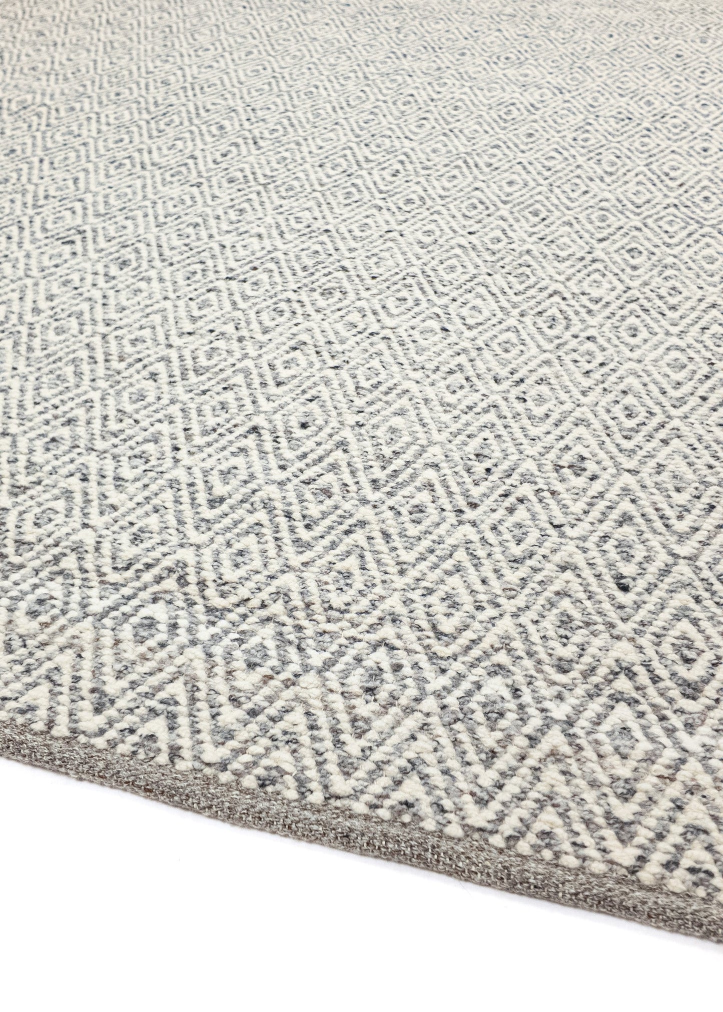 Carpet MOMO Rugs | Fine Baregrain Grey White