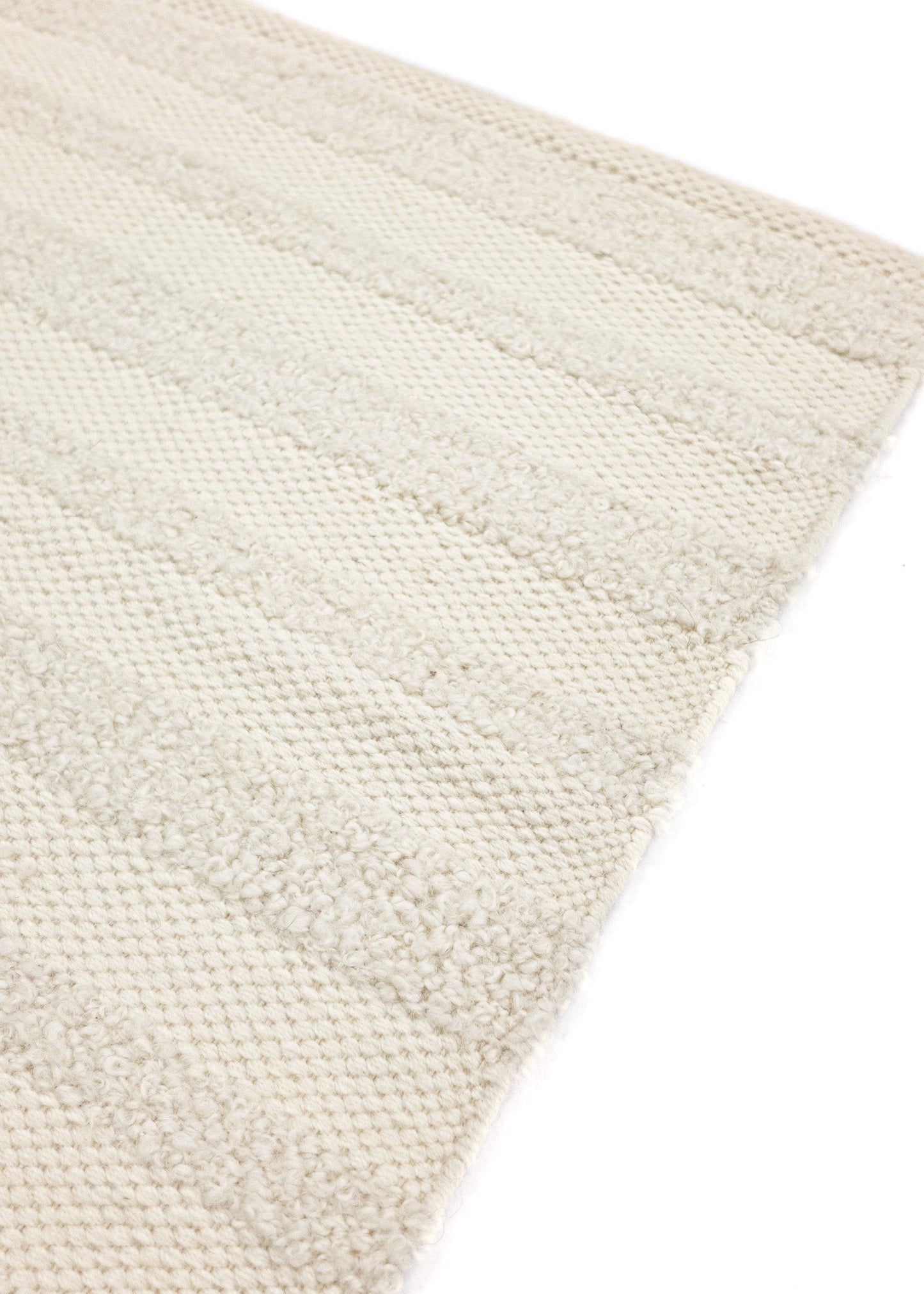 Carpet MOMO Rugs | Fine Nude Loop White