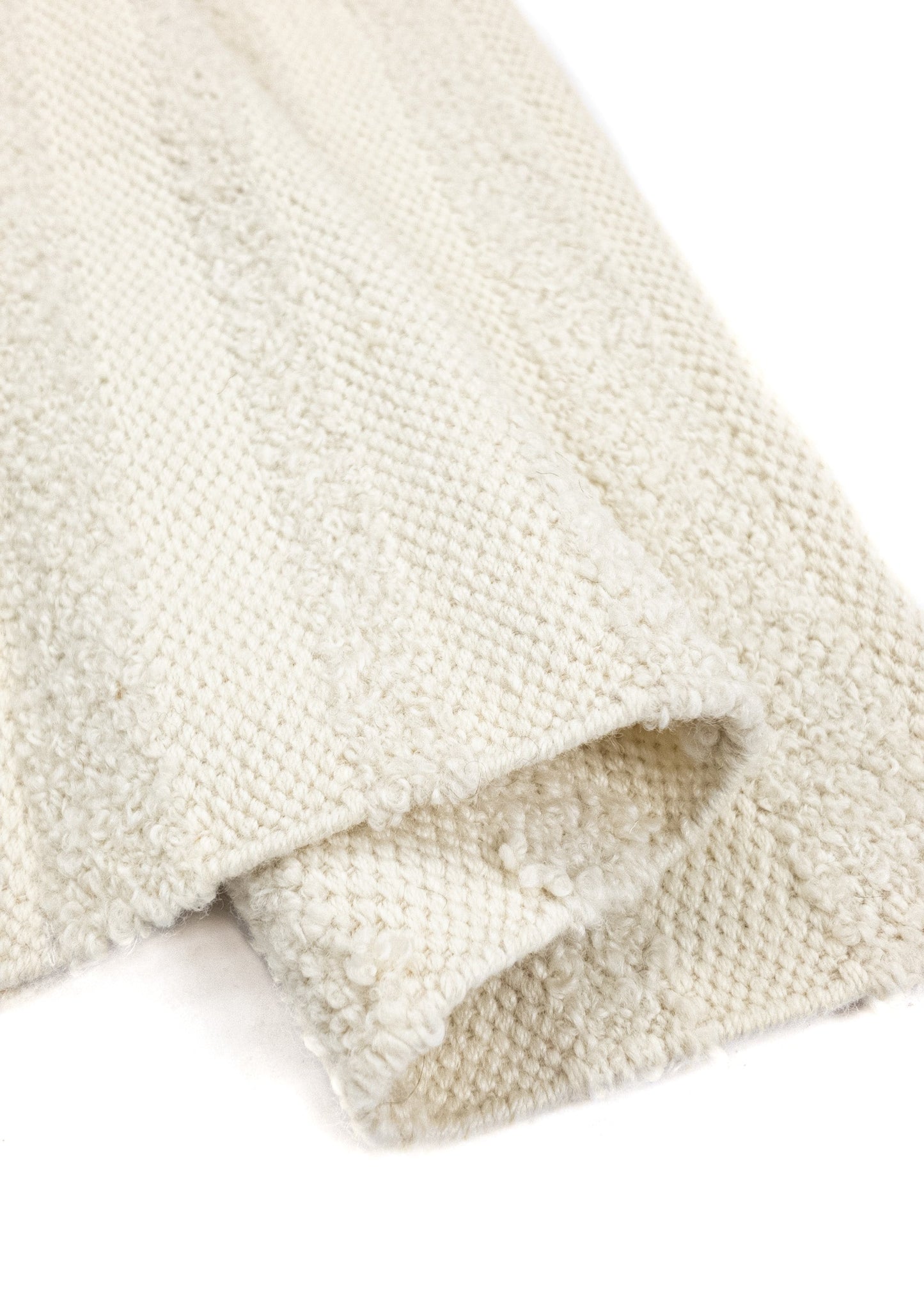 Carpet MOMO Rugs | Fine Nude Loop White
