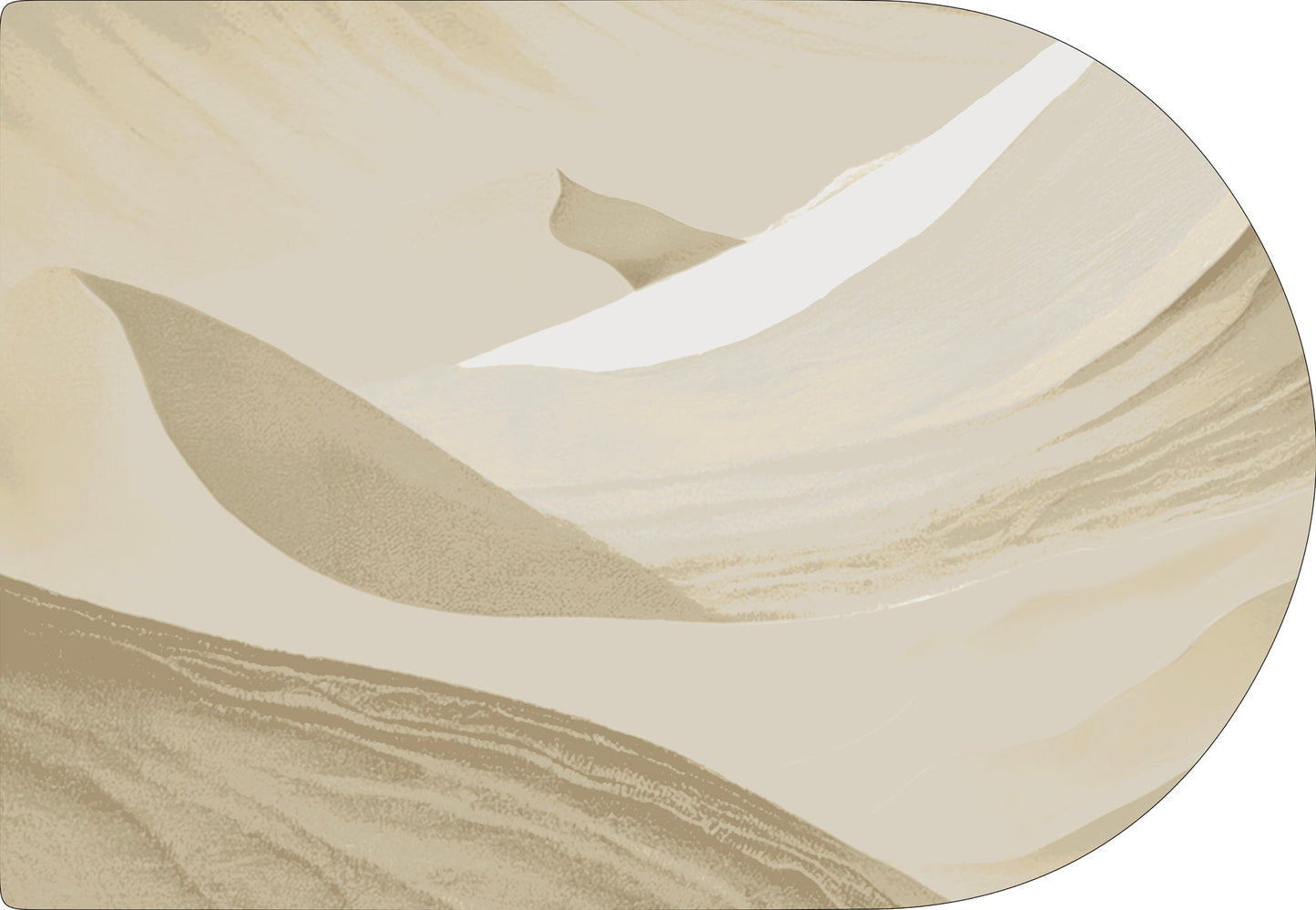 MOMO rugs x NOŪRA studios - Dune Sand Arch