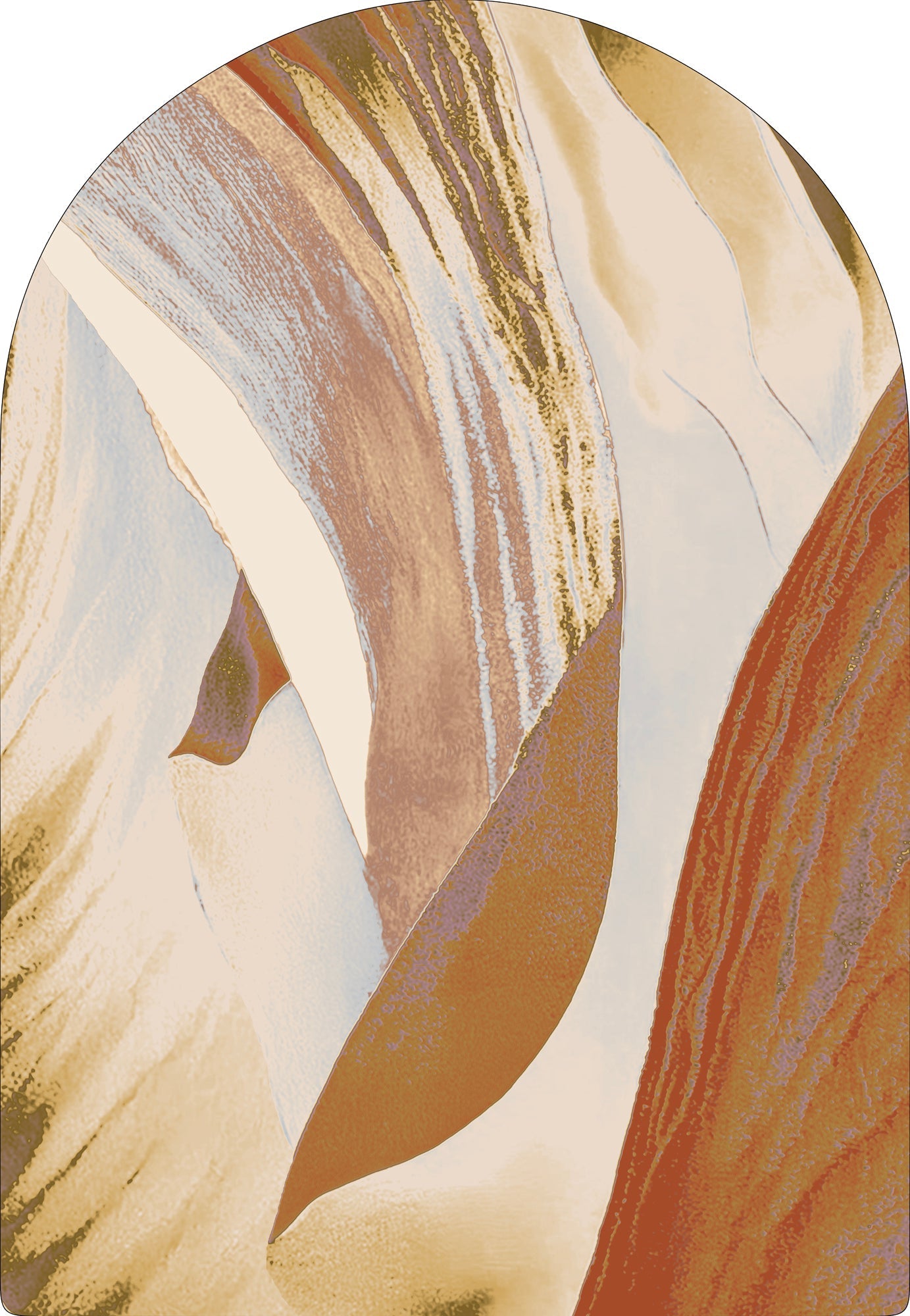 Rug MOMO rugs x NOŪRA studios - Dune Multicolour vibrant Arch
